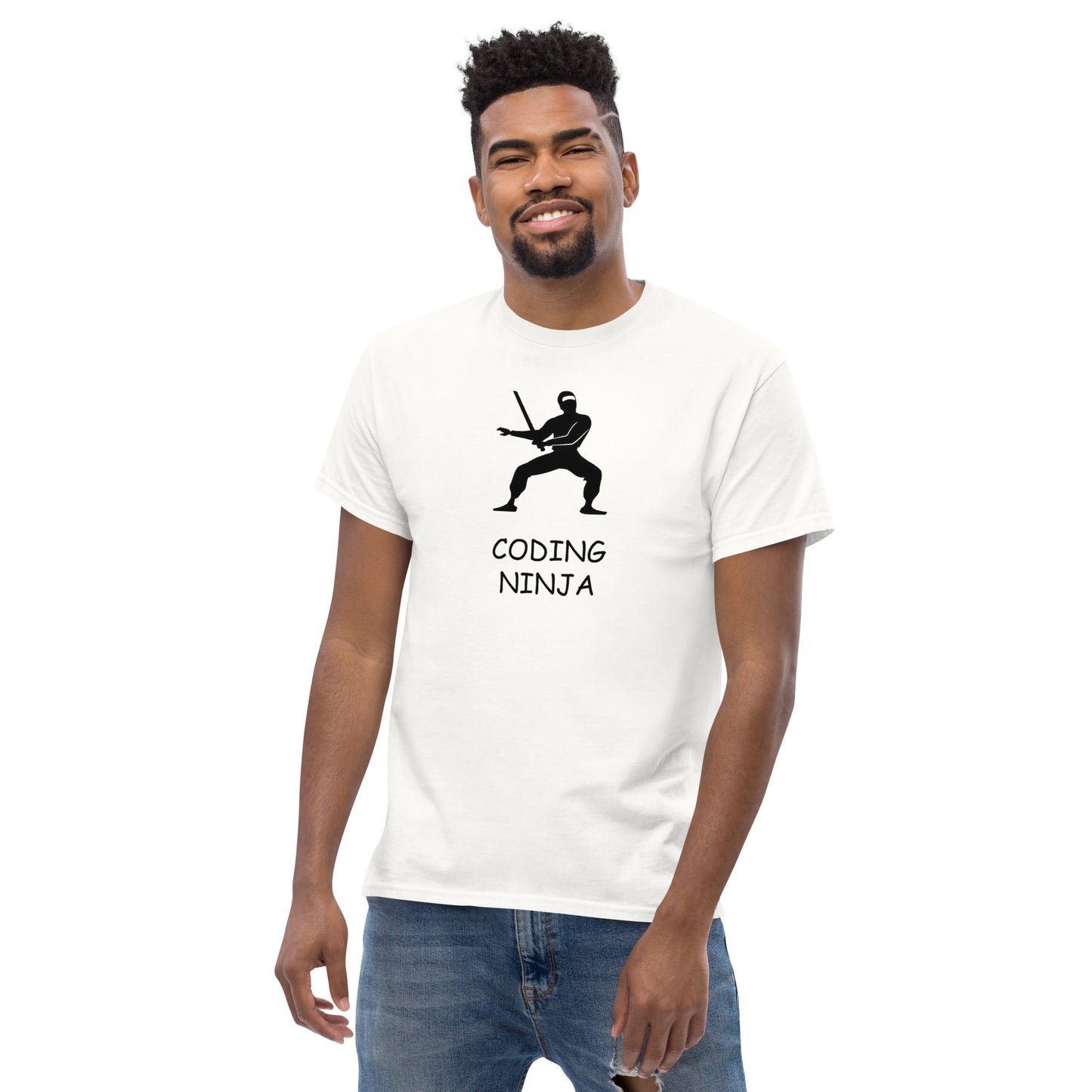 Ninja Coder classic tee - Light