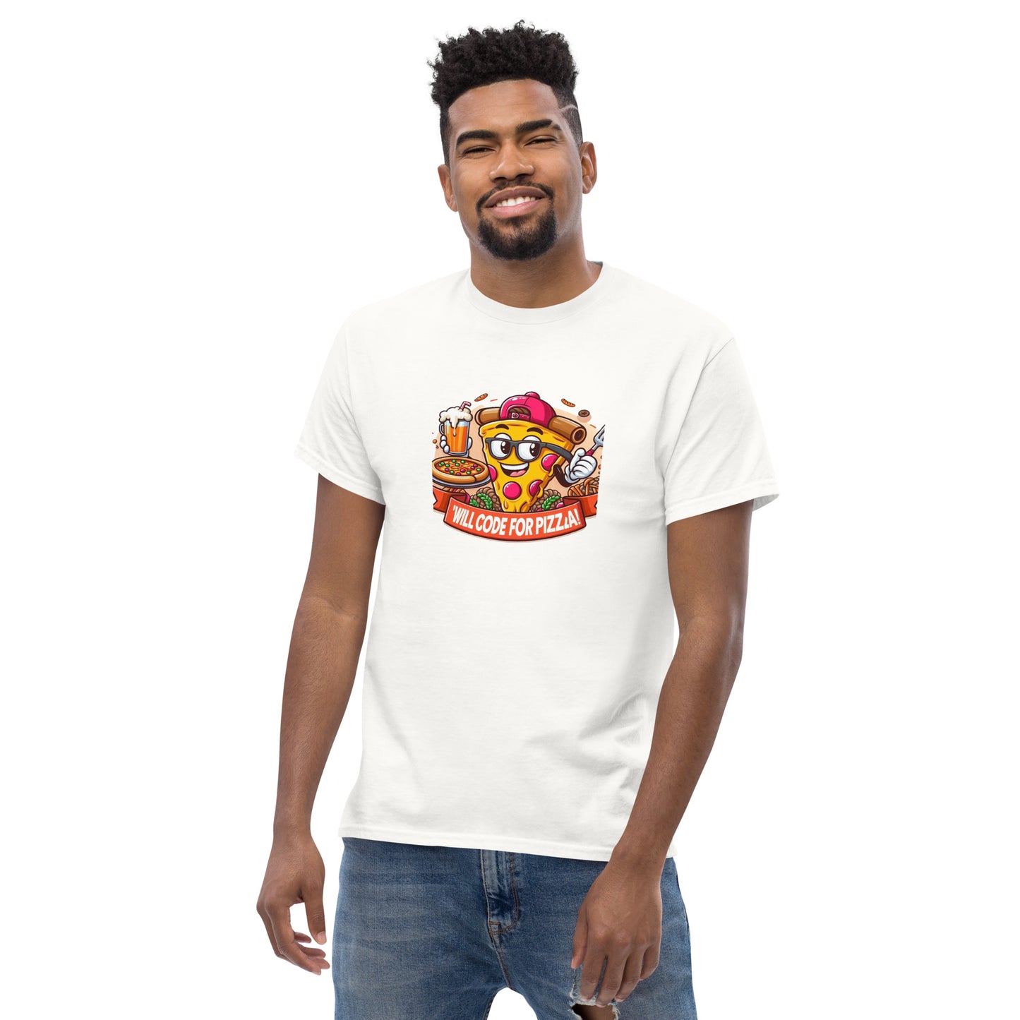 Code For Pizza tee