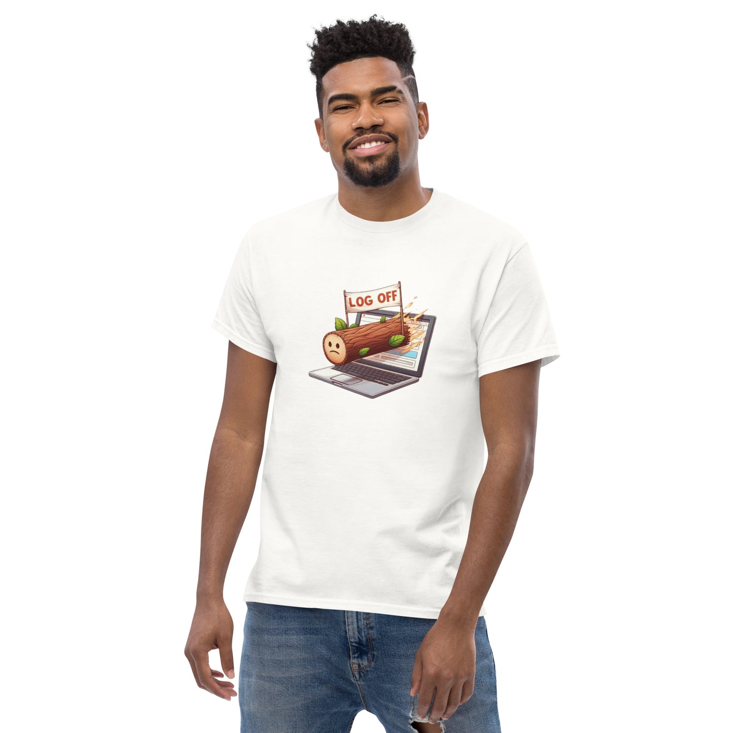 Log Off tee