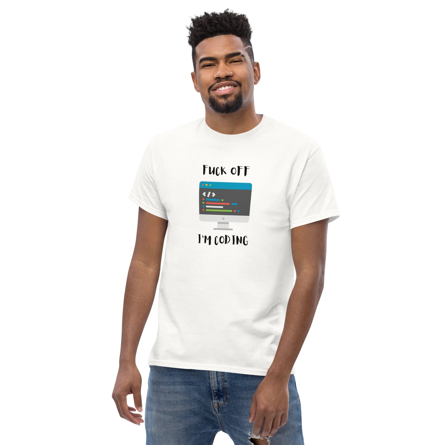 F Off I'm Coding tee