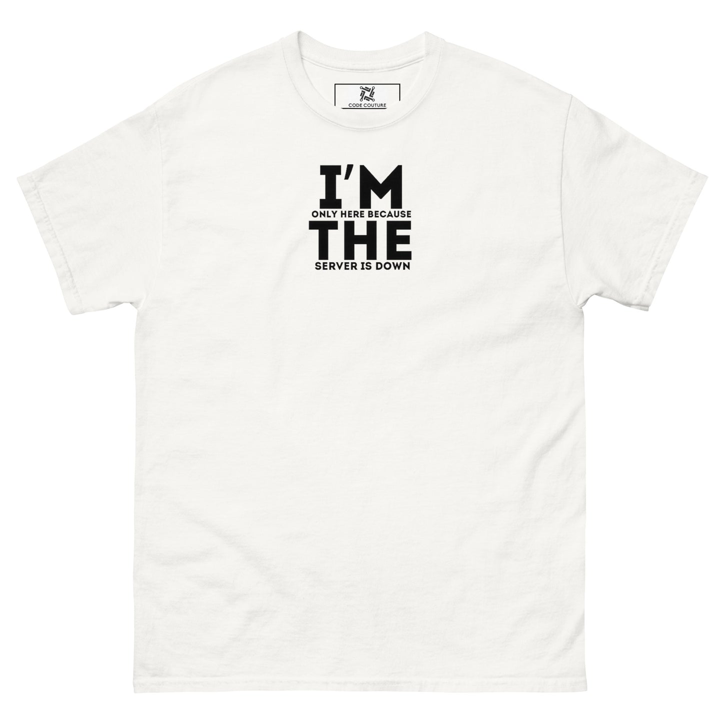 Why I'm here classic tee