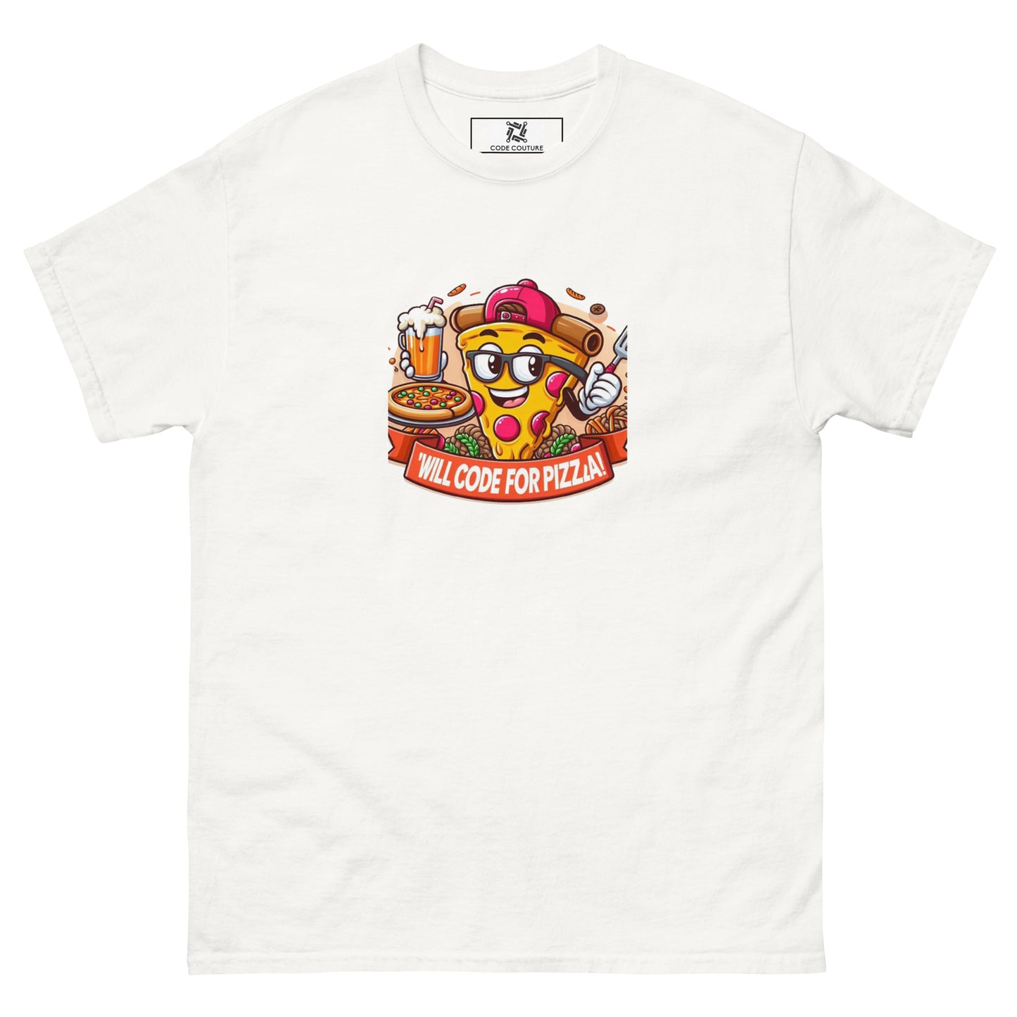 Code For Pizza tee