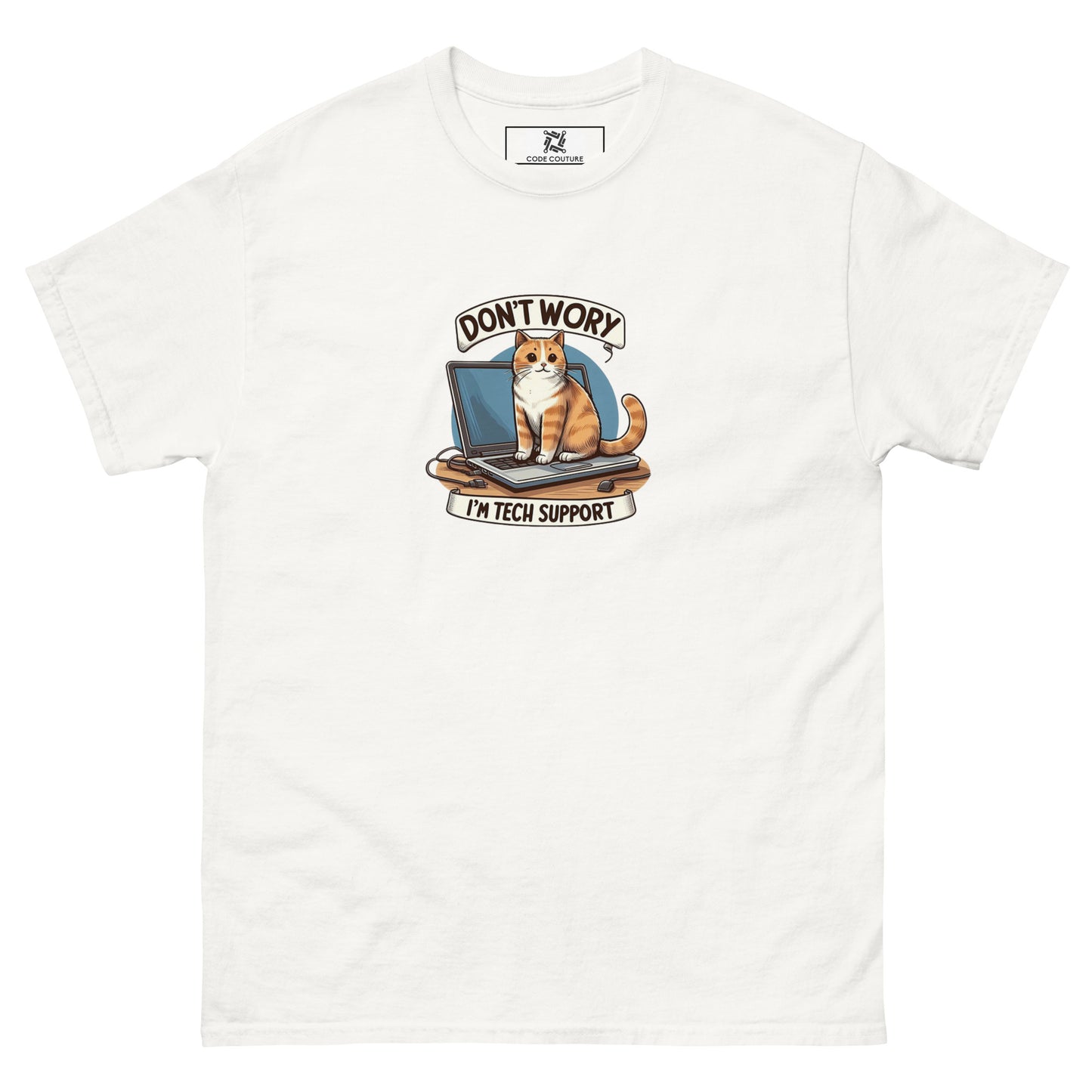 Kitty Tech Support tee