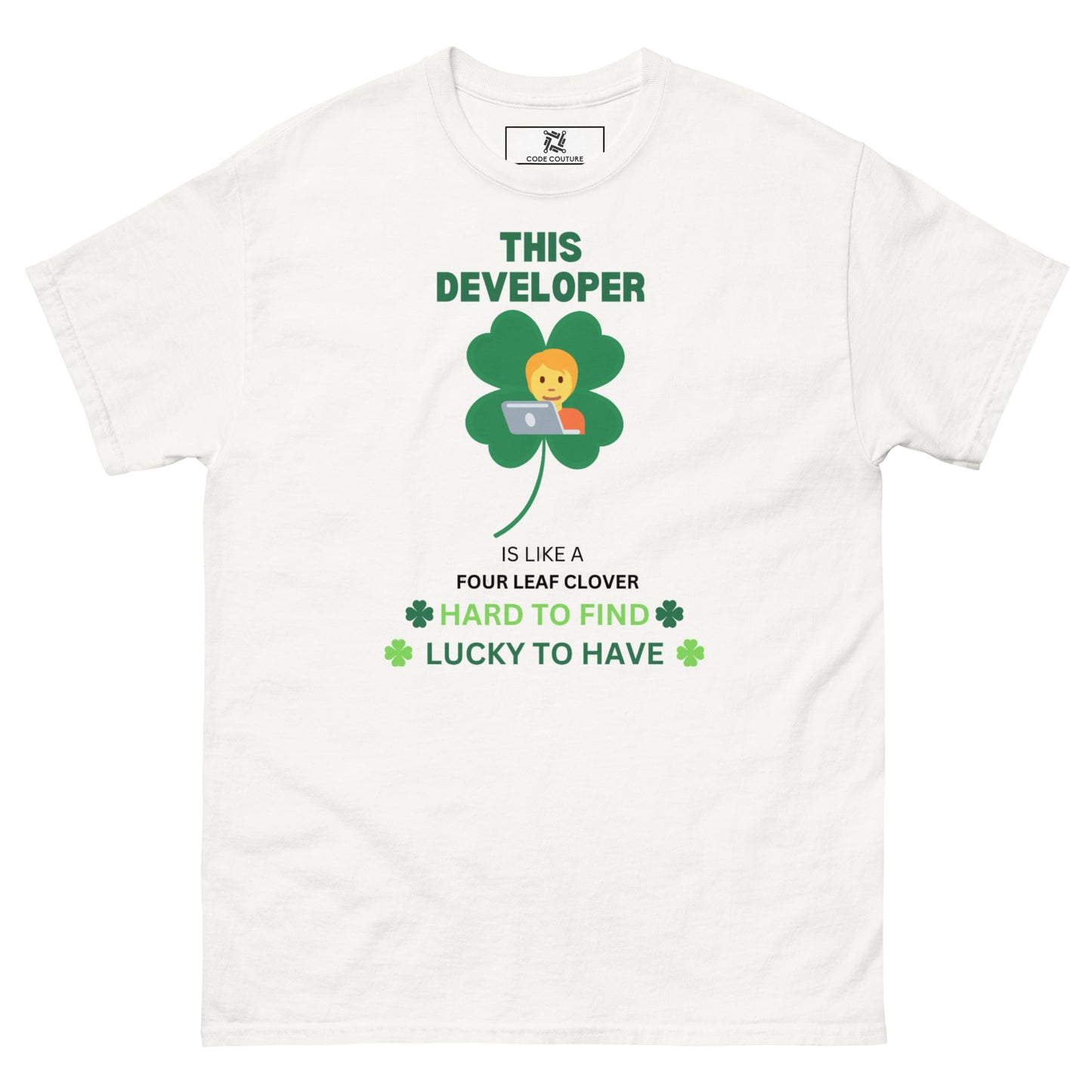 Lucky to Have Developer tee
