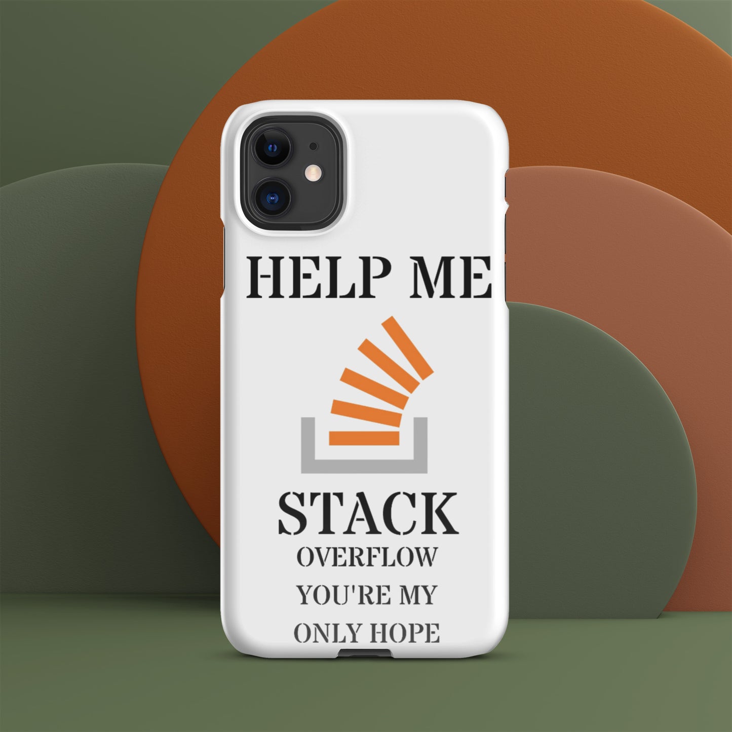 Help Me Stack Overflow Snap case for iPhone®