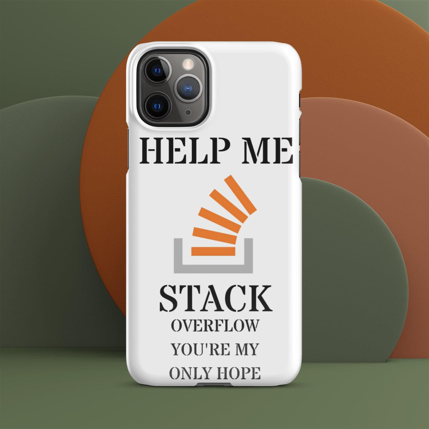 Help Me Stack Overflow Snap case for iPhone®