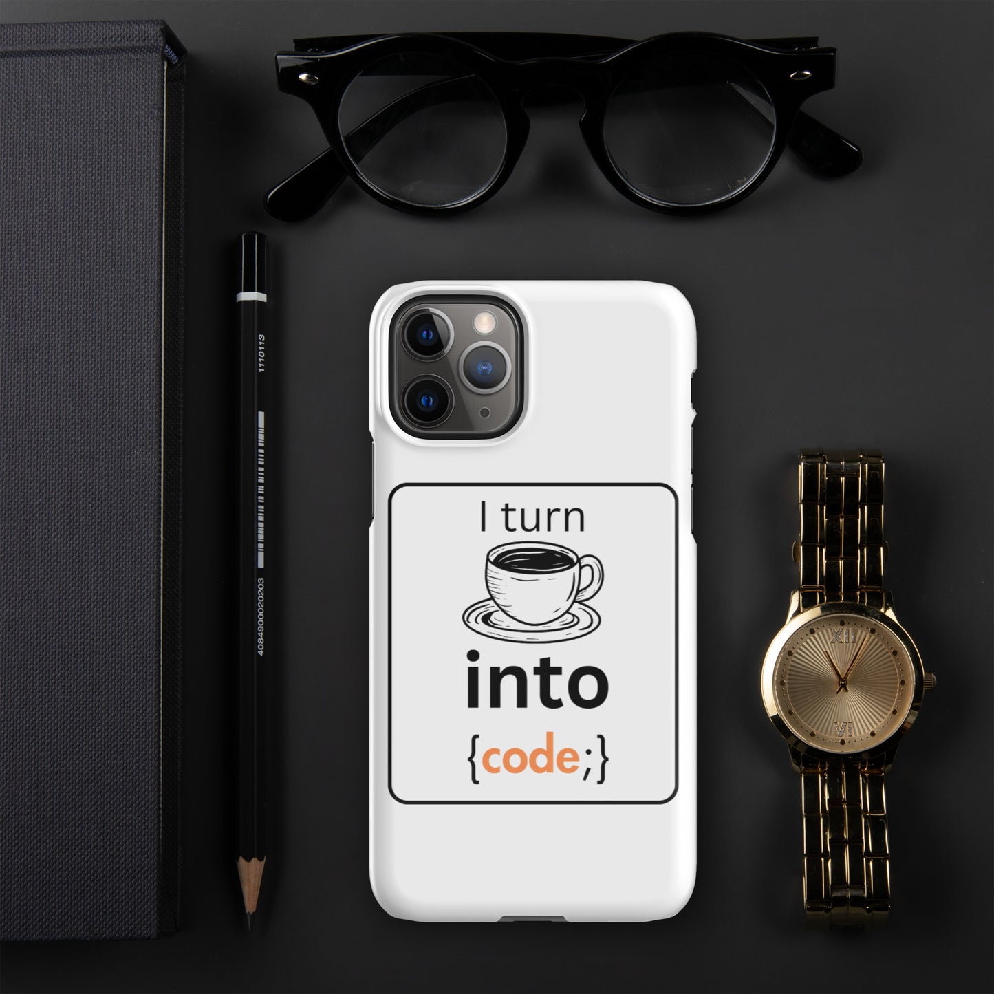 Coffee into Code Snap case for iPhone®