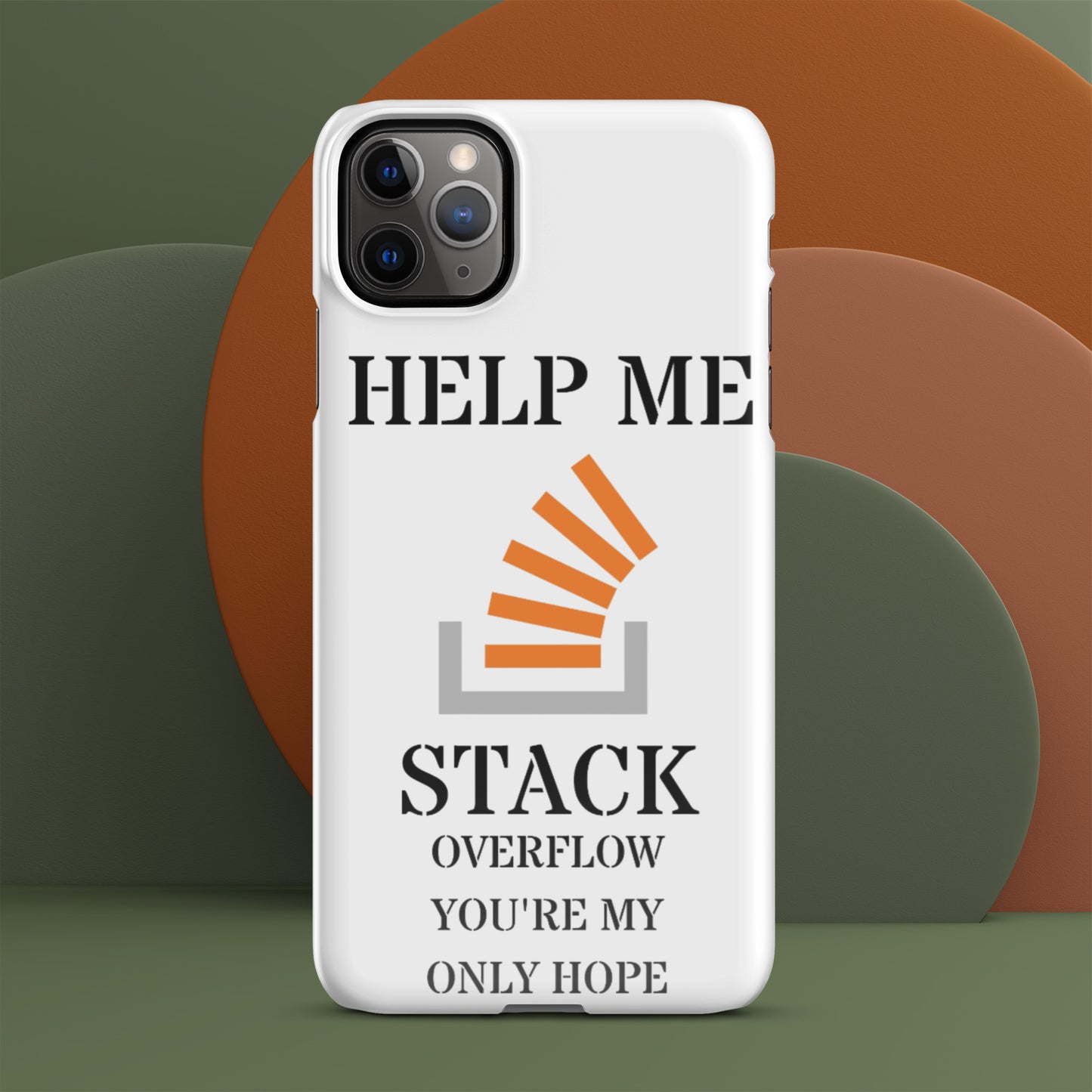 Help Me Stack Overflow Snap case for iPhone®