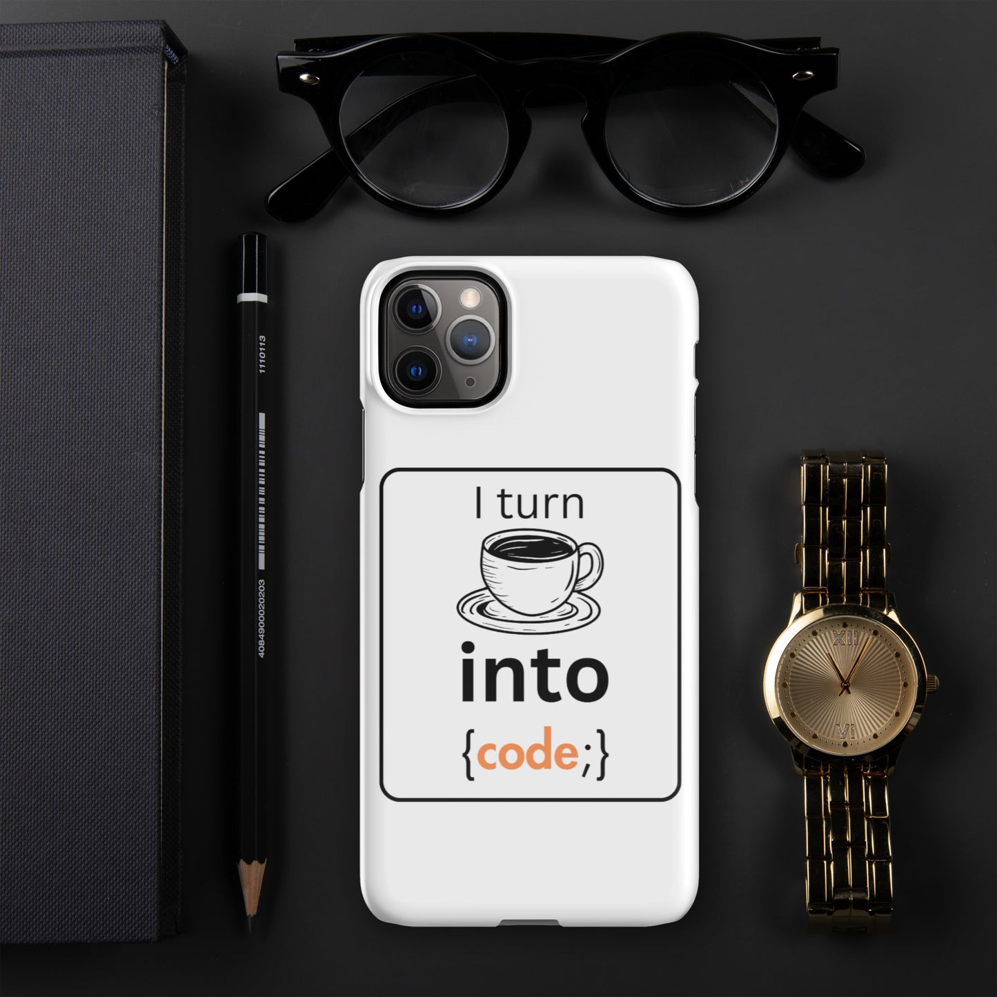 Coffee into Code Snap case for iPhone®