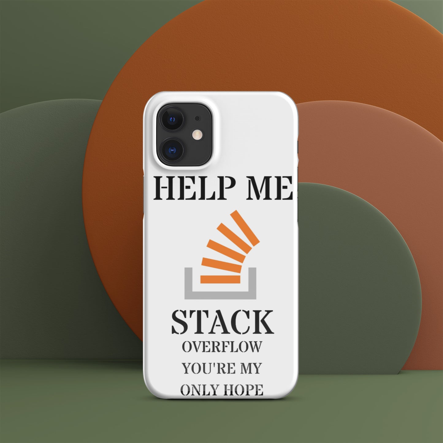 Help Me Stack Overflow Snap case for iPhone®