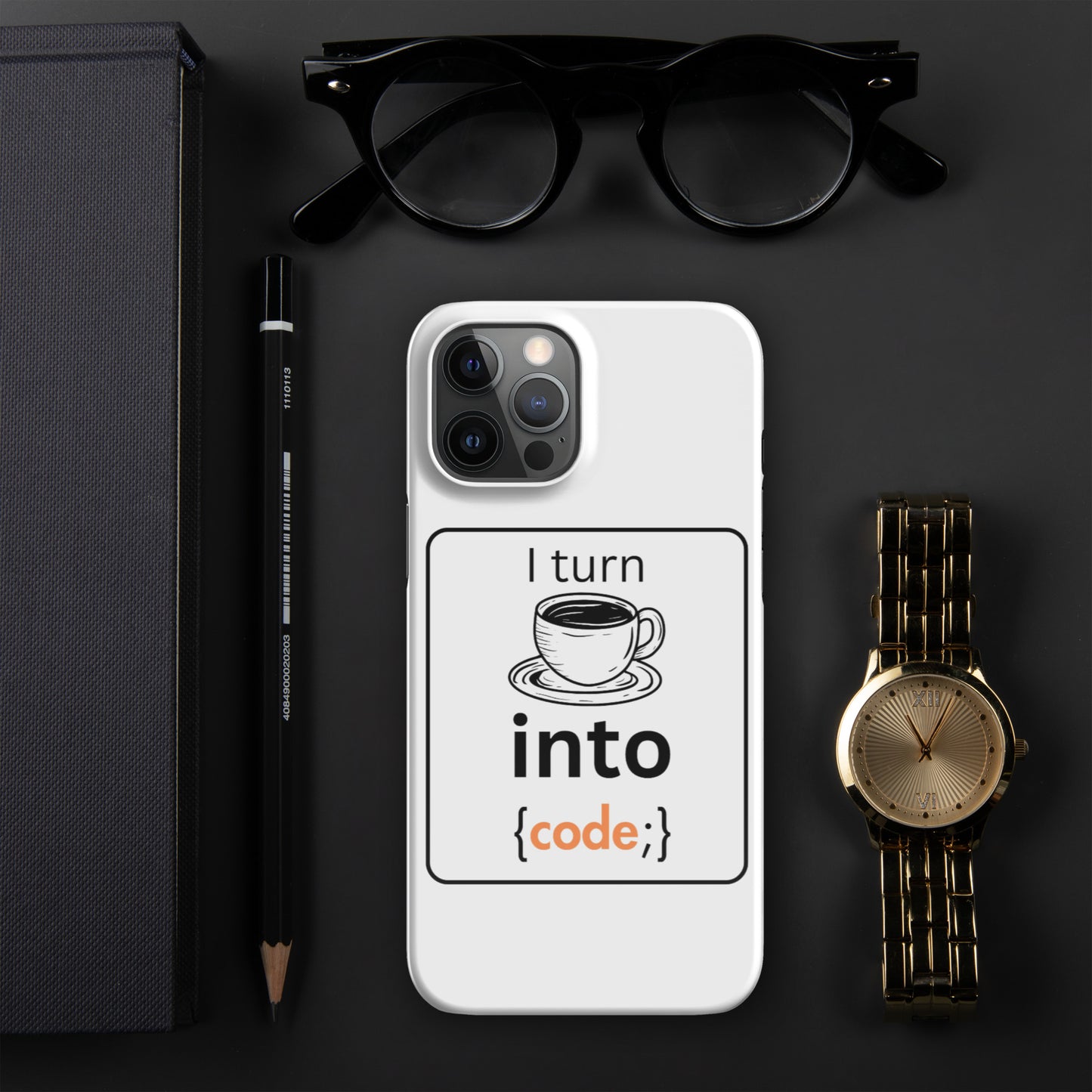 Coffee into Code Snap case for iPhone®