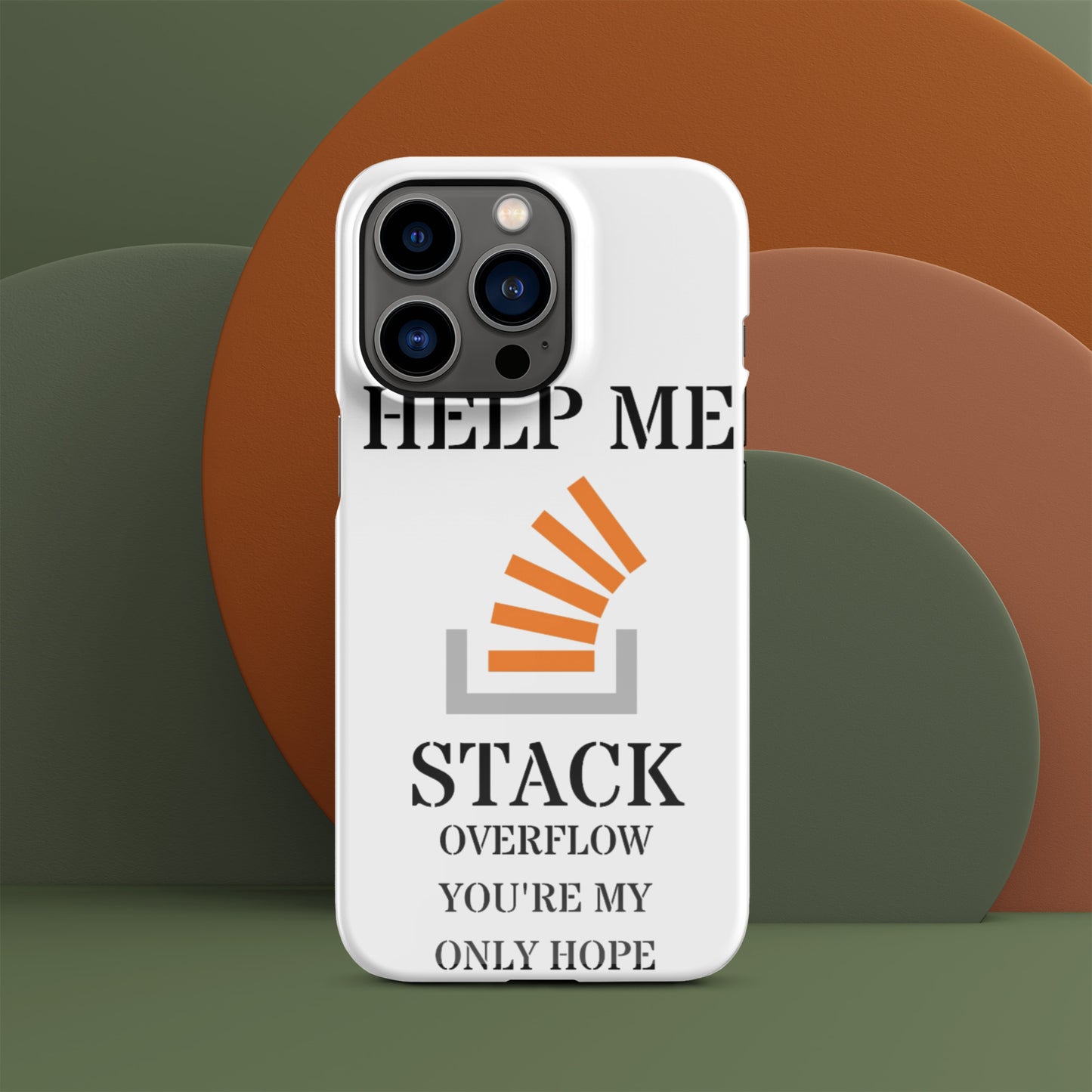 Help Me Stack Overflow Snap case for iPhone®