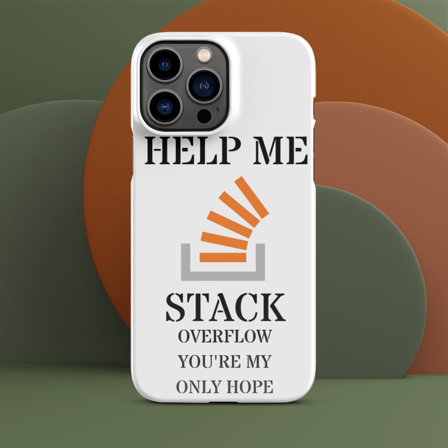 Help Me Stack Overflow Snap case for iPhone®