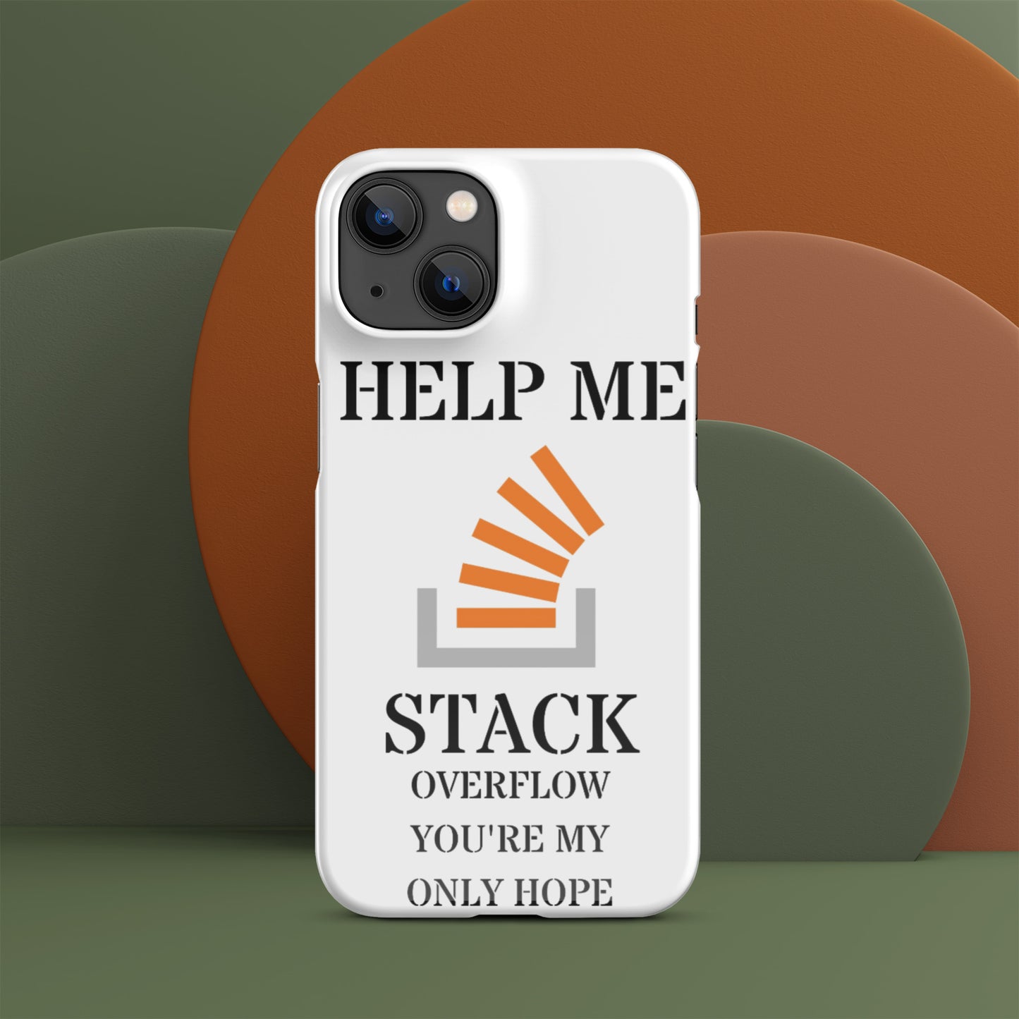 Help Me Stack Overflow Snap case for iPhone®