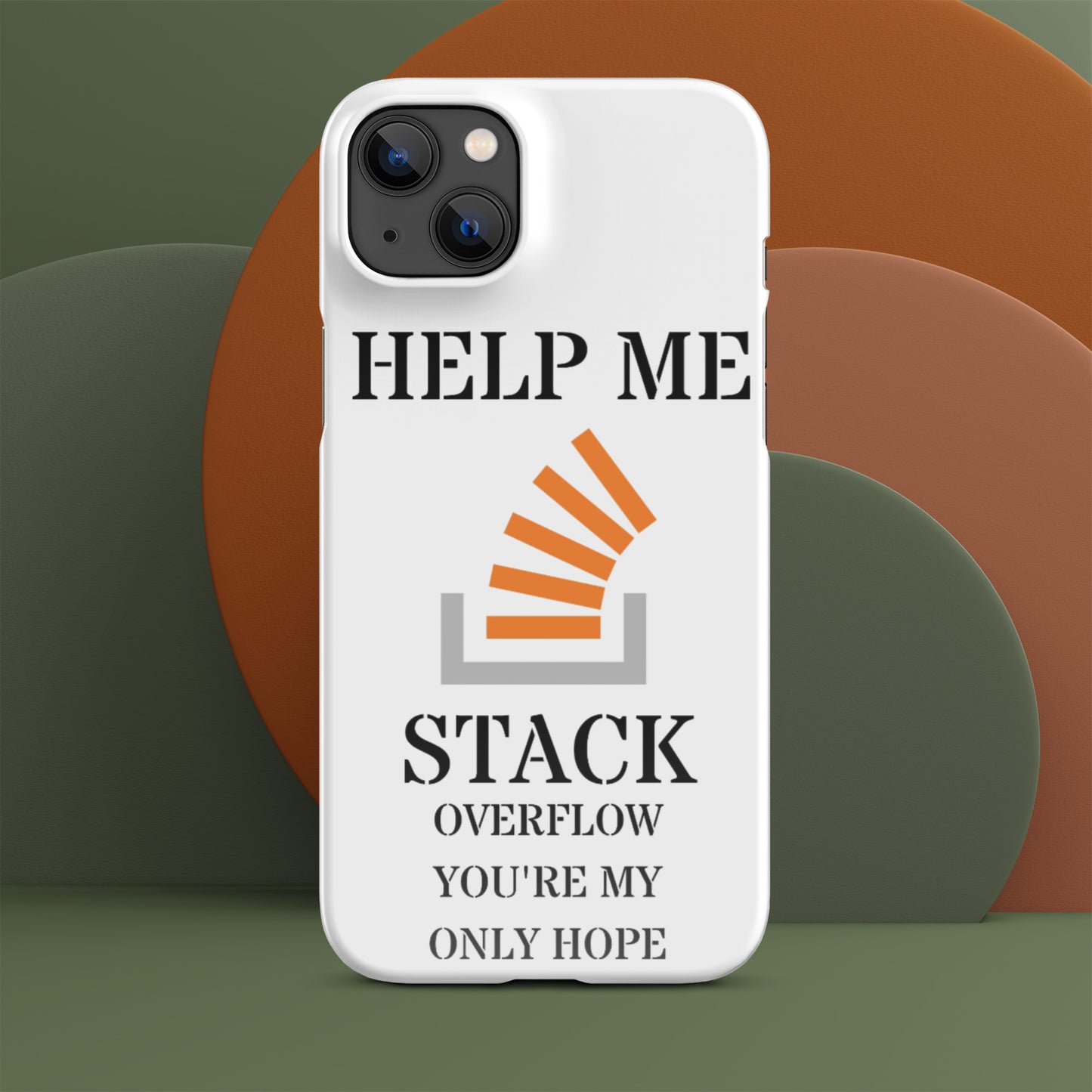 Help Me Stack Overflow Snap case for iPhone®