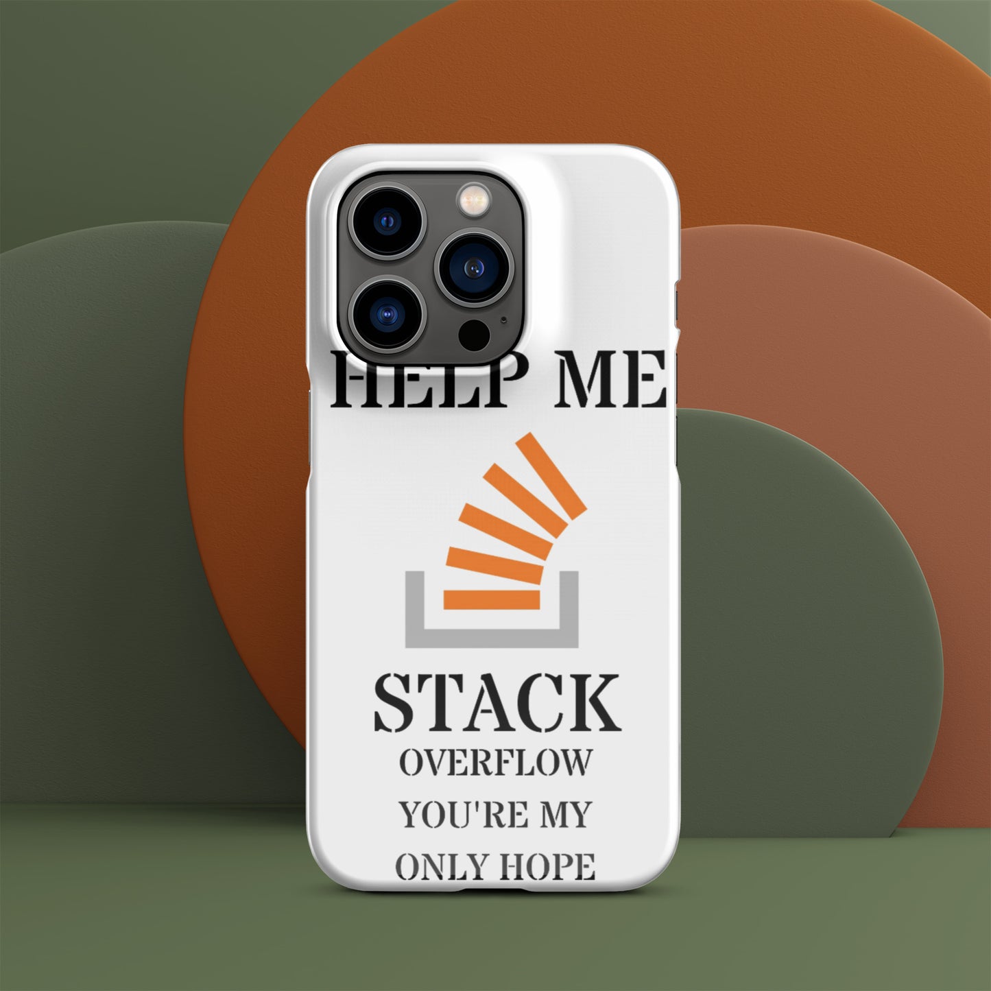 Help Me Stack Overflow Snap case for iPhone®