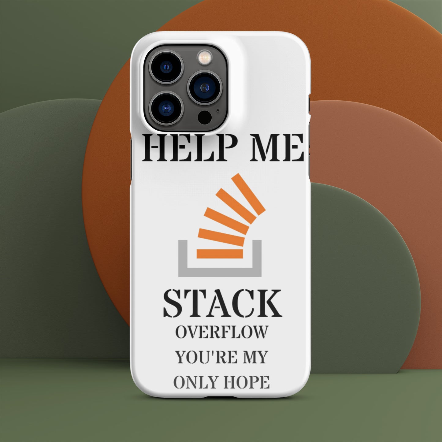 Help Me Stack Overflow Snap case for iPhone®