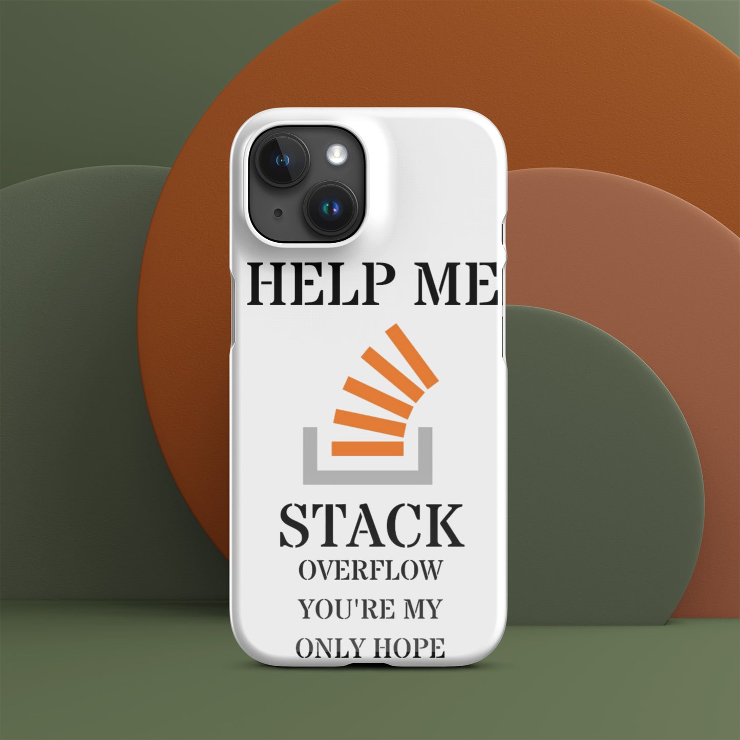 Help Me Stack Overflow Snap case for iPhone®