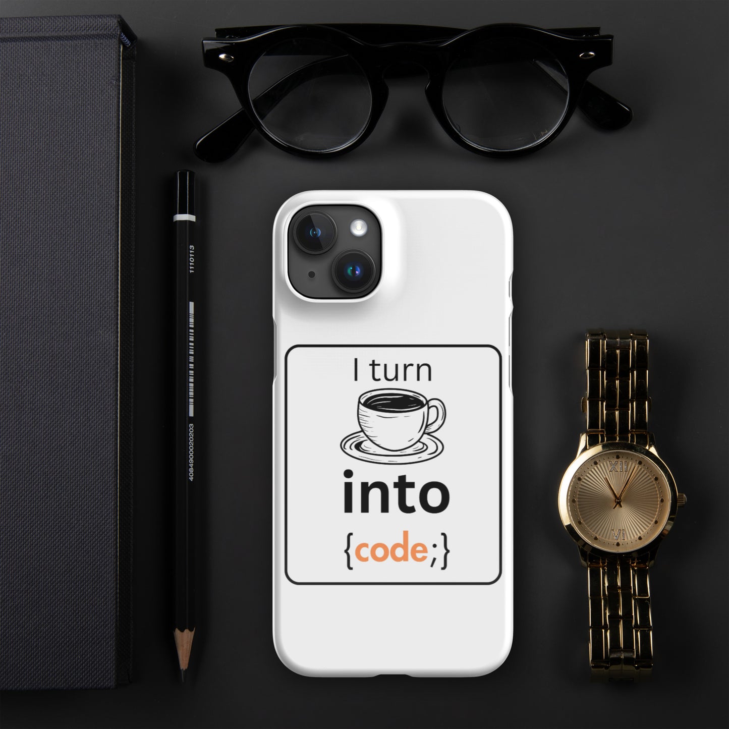 Coffee into Code Snap case for iPhone®