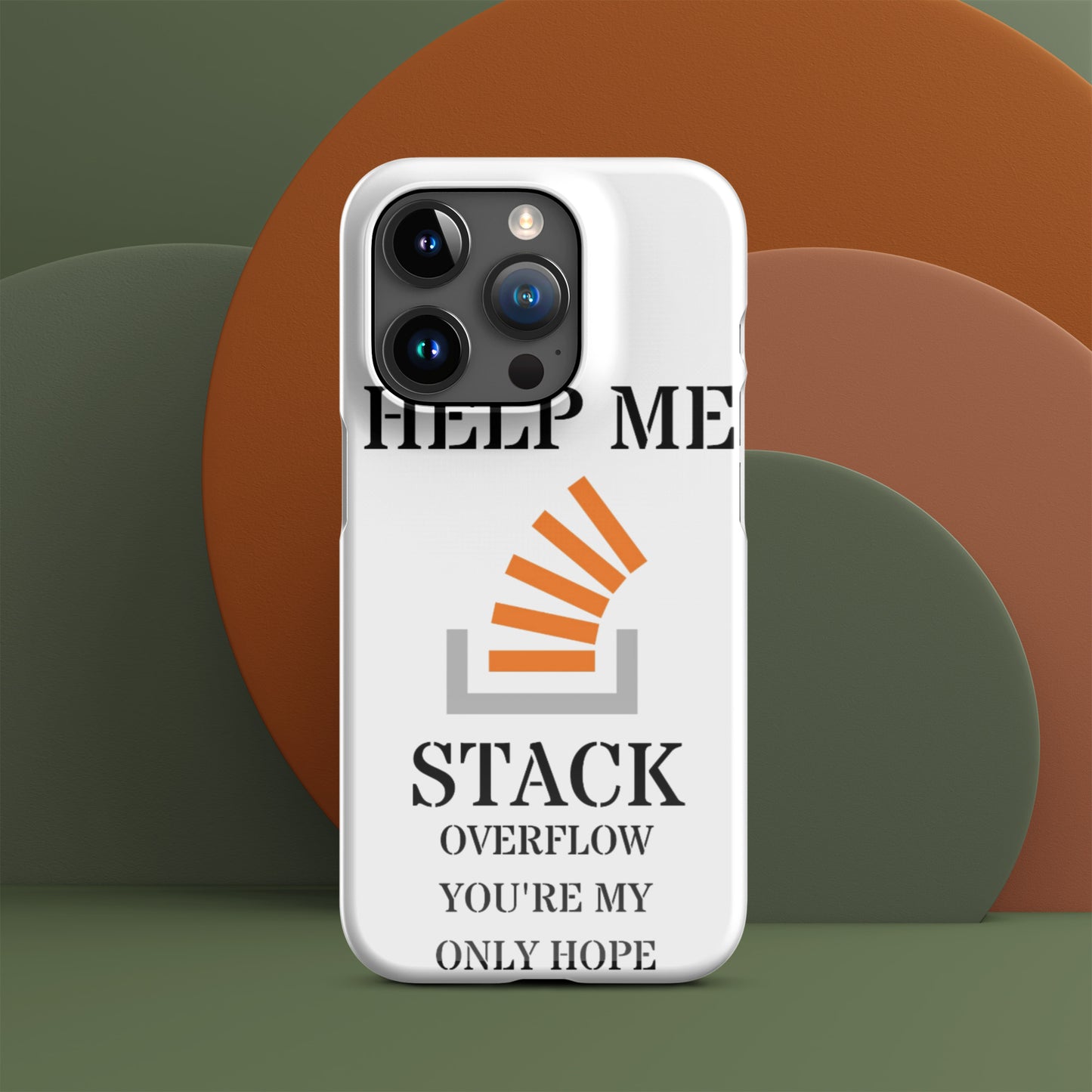 Help Me Stack Overflow Snap case for iPhone®