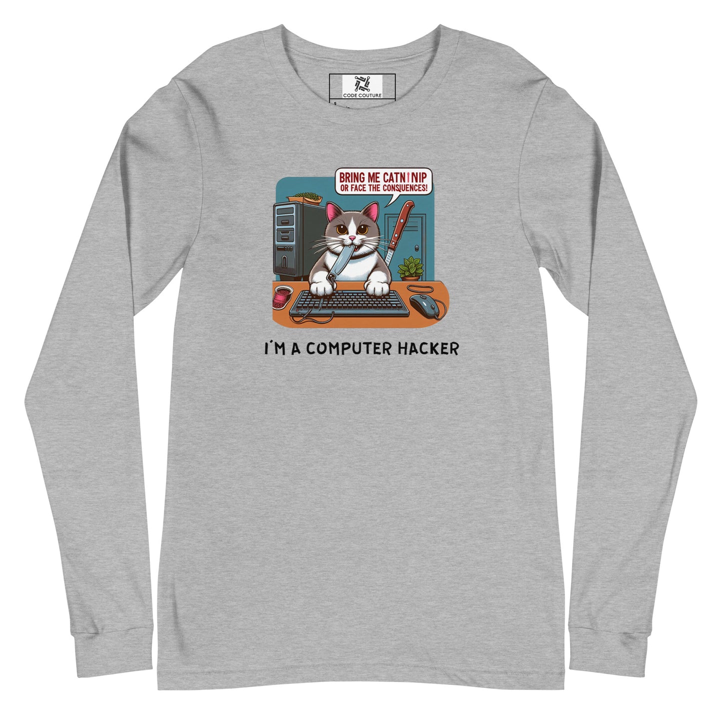 Hacker Kitty Long Sleeve