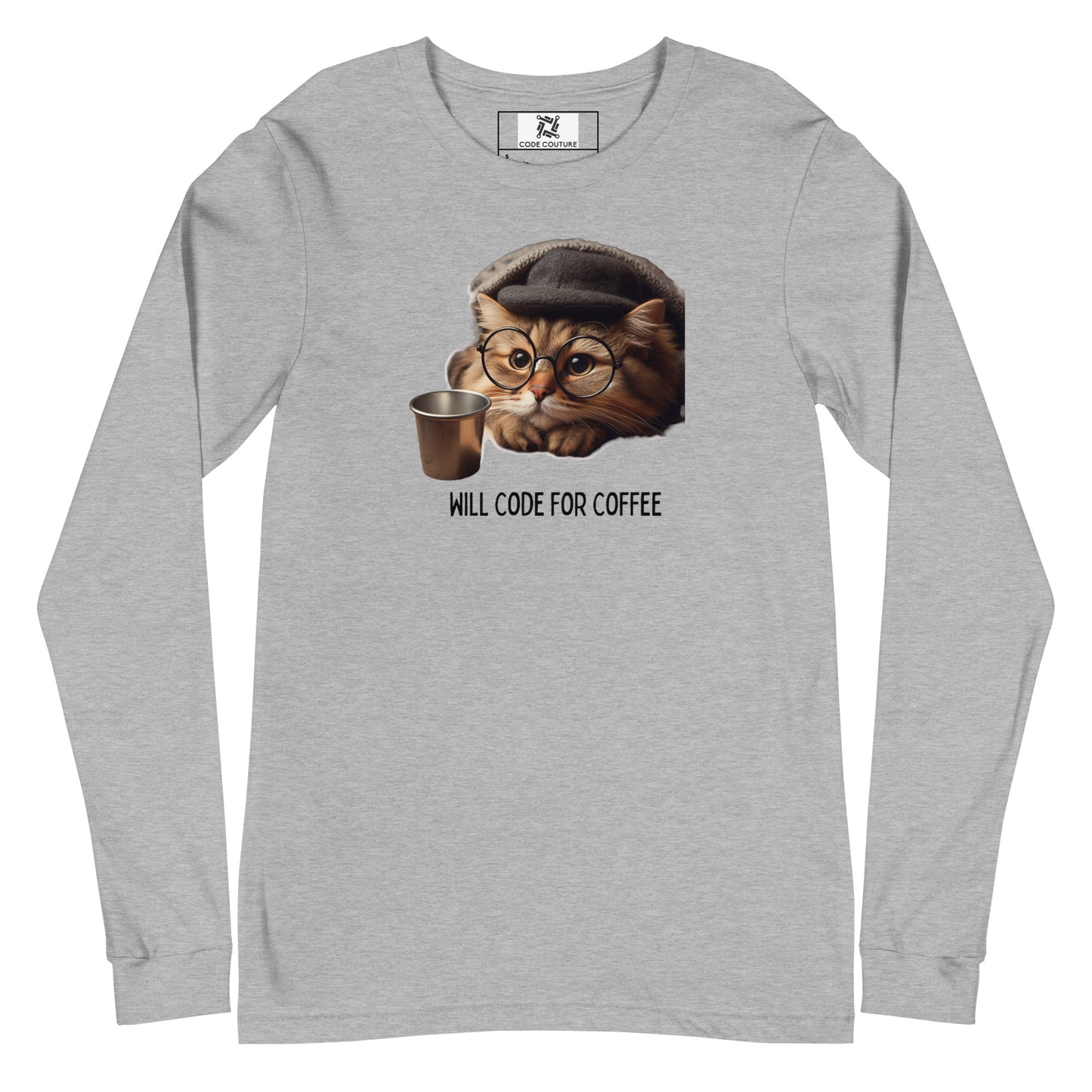 Kitty in Glasses Long Sleeve