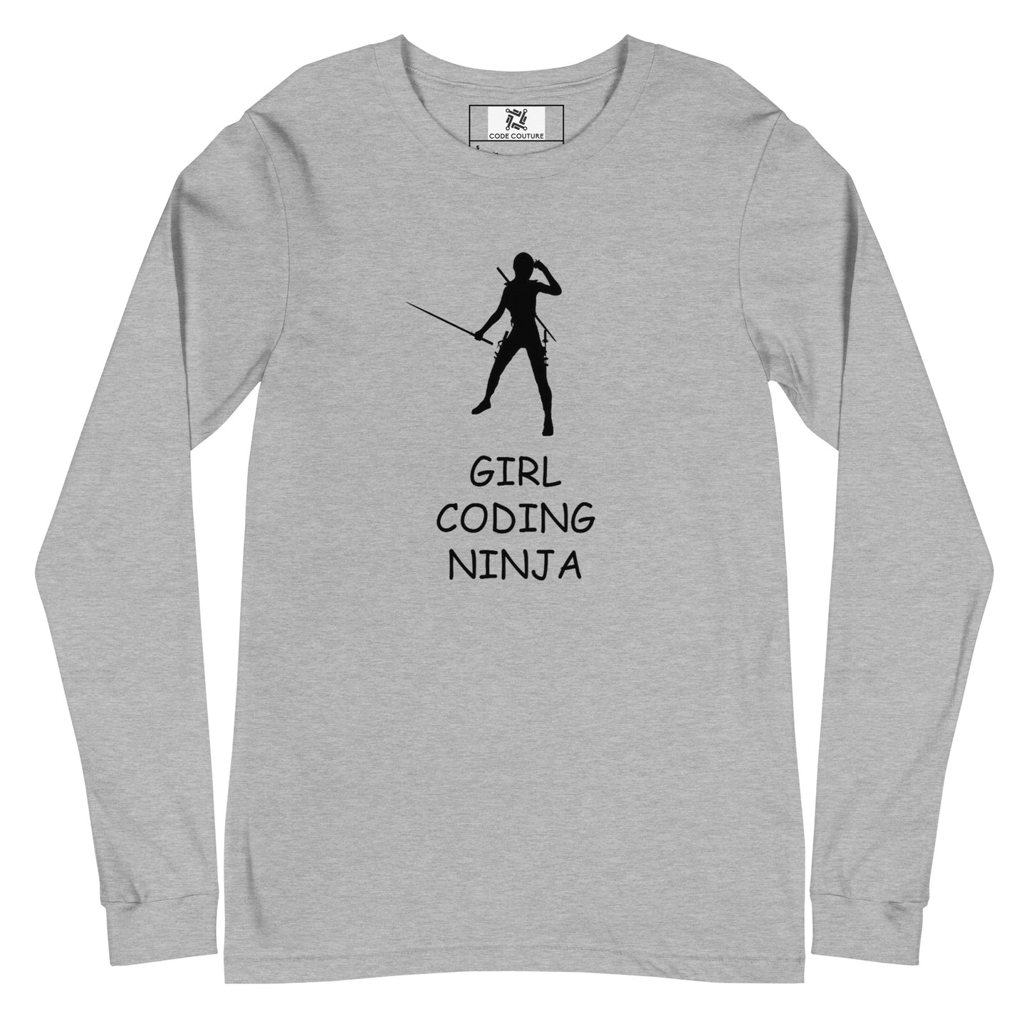 Girl Coding Ninja Long Sleeve