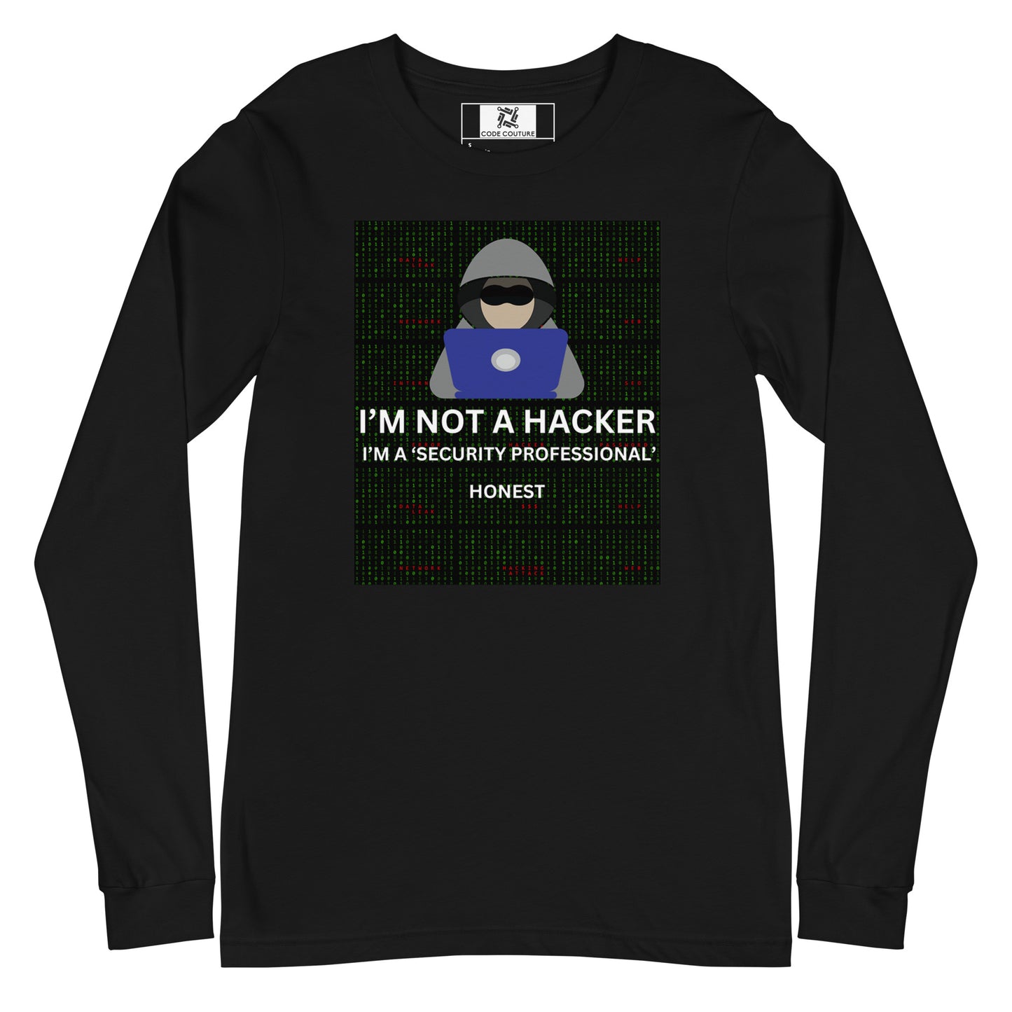 Not A Hacker Long Sleeve - Dark