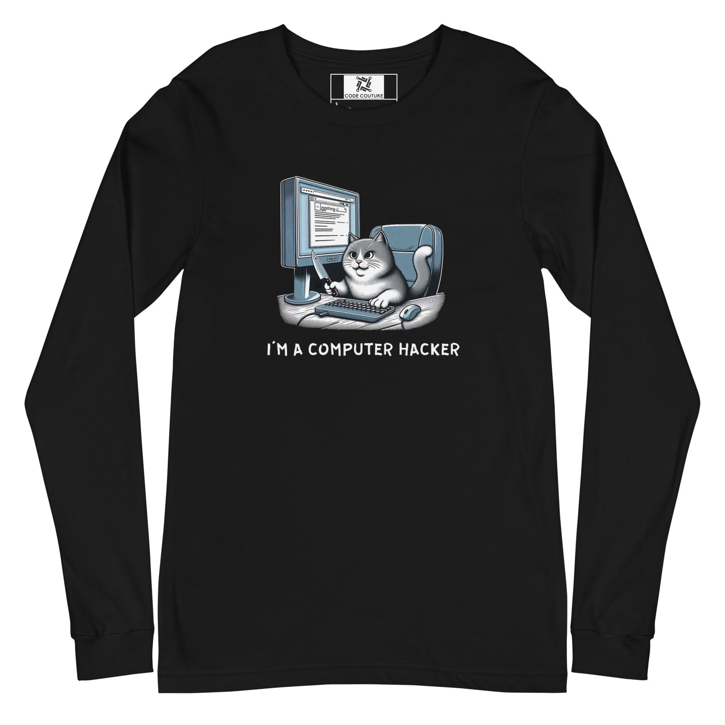 Kitty Hacker Long Sleeve - Dark