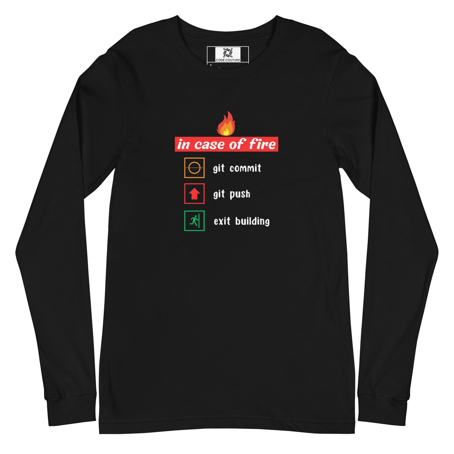 Emergency Instructions Long Sleeve - Dark