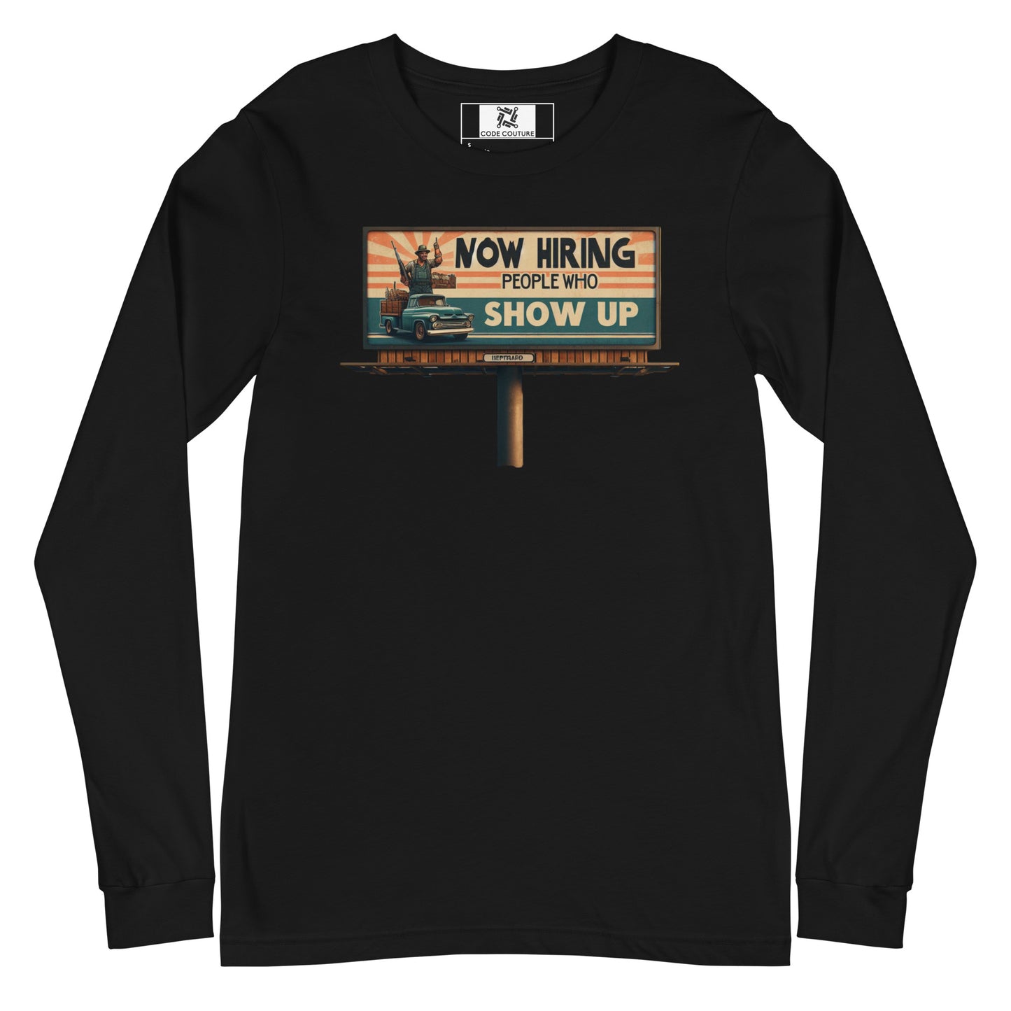 Hiring Anyone Long Sleeve - Dark