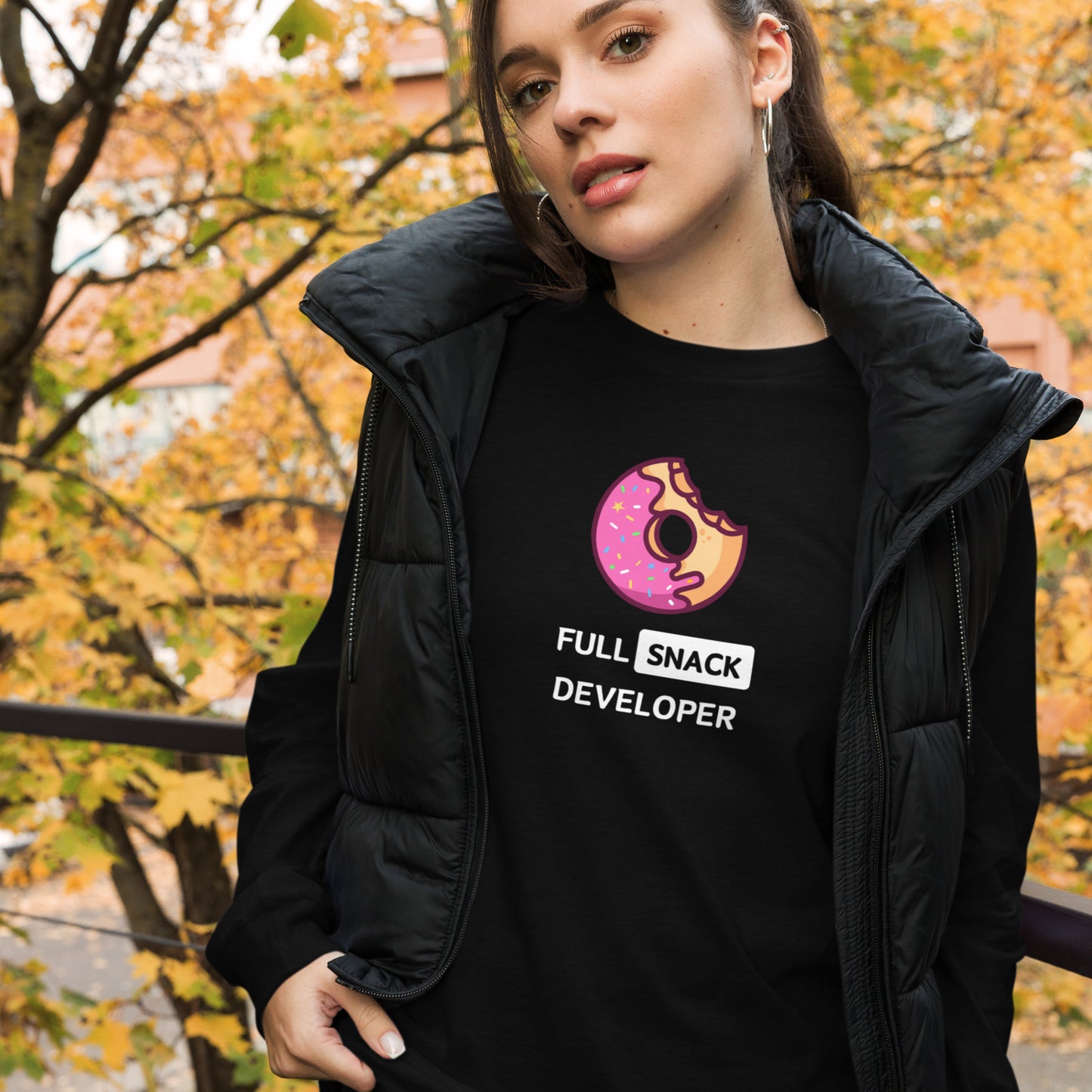 Bit Doughnut Full Snack Long Sleeve - Dark