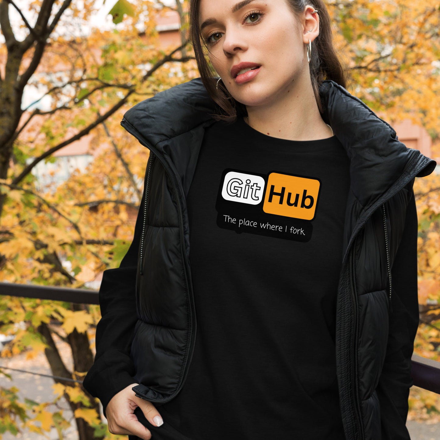 GitHub Long Sleeve - Dark