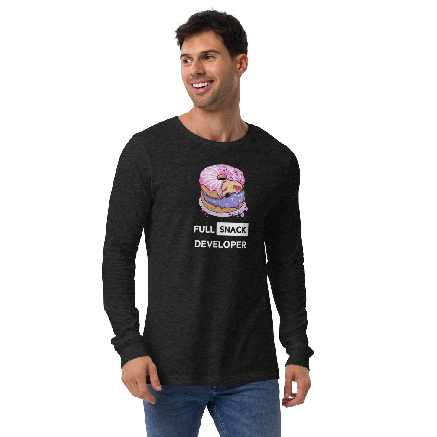 Doughnuts Full Snack Developer Long Sleeve - Dark