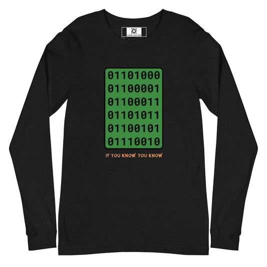 Ones & Zeroes Long Sleeve - Dark