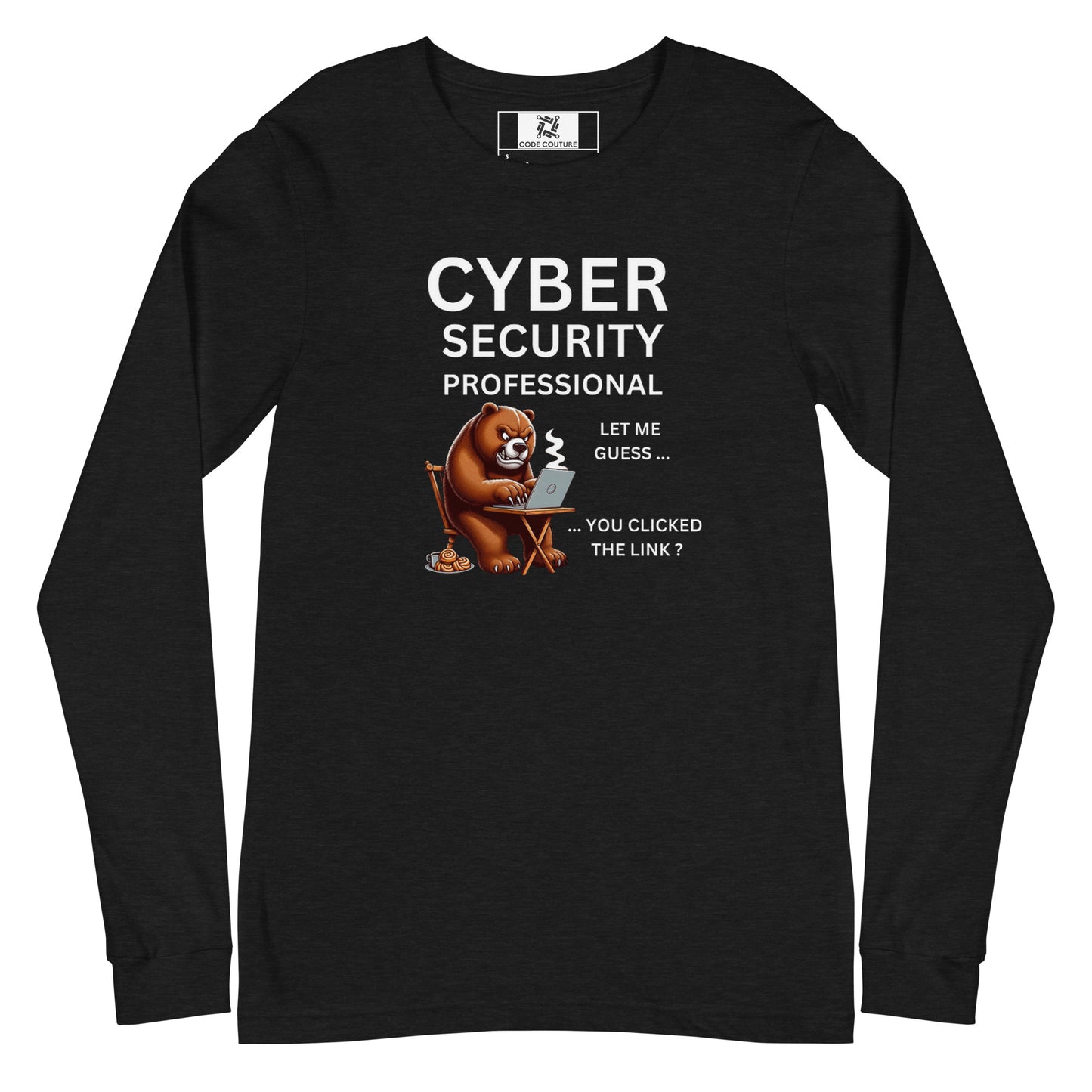 Very Angry Cyber Bear Long Sleeve - Dark