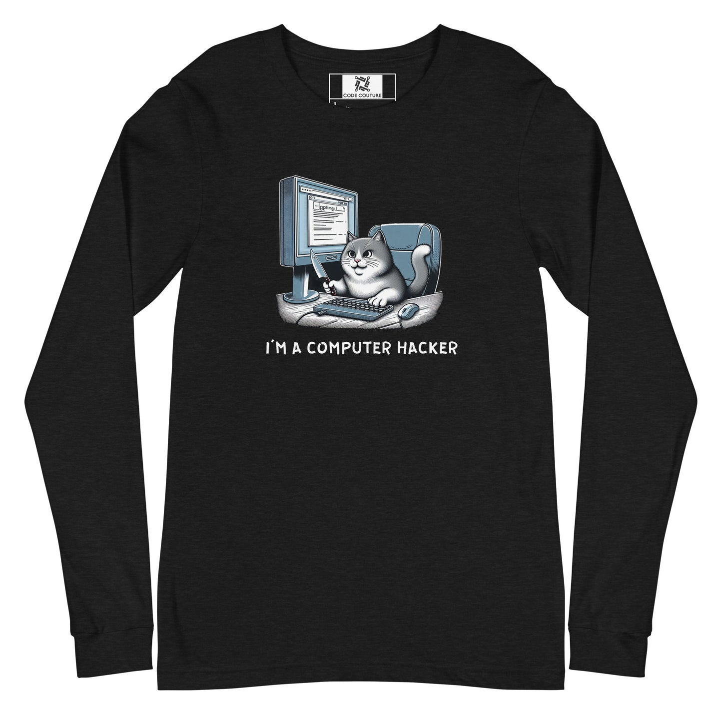 Kitty Hacker Long Sleeve - Dark