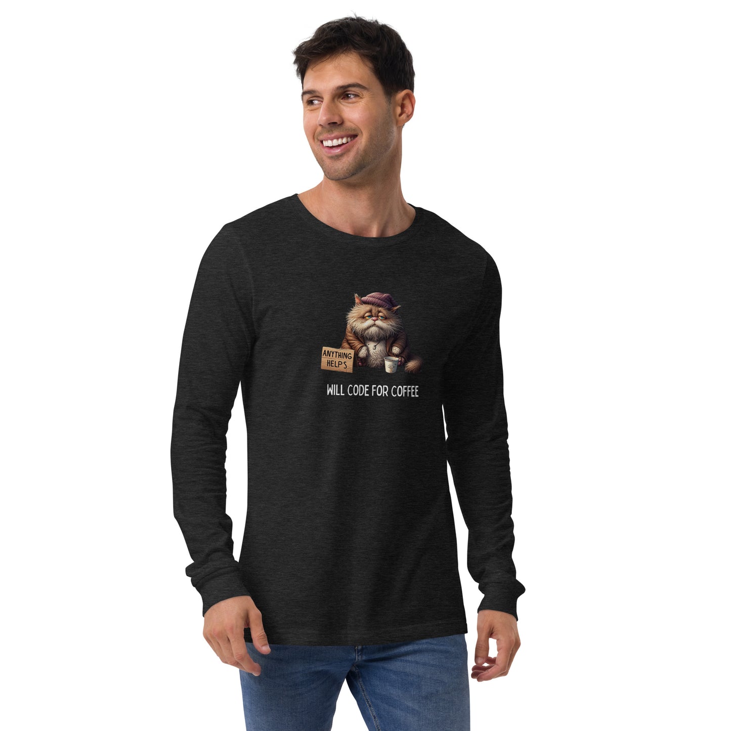 Homeless Kitty Long Sleeve - Dark