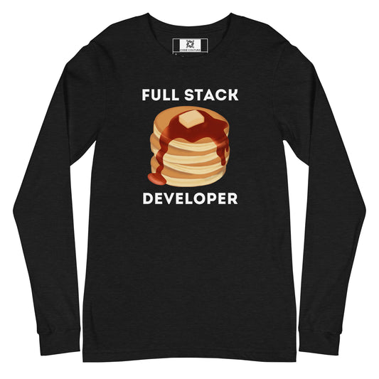 Full-stack Pancake Developer Long Sleeve - Dark