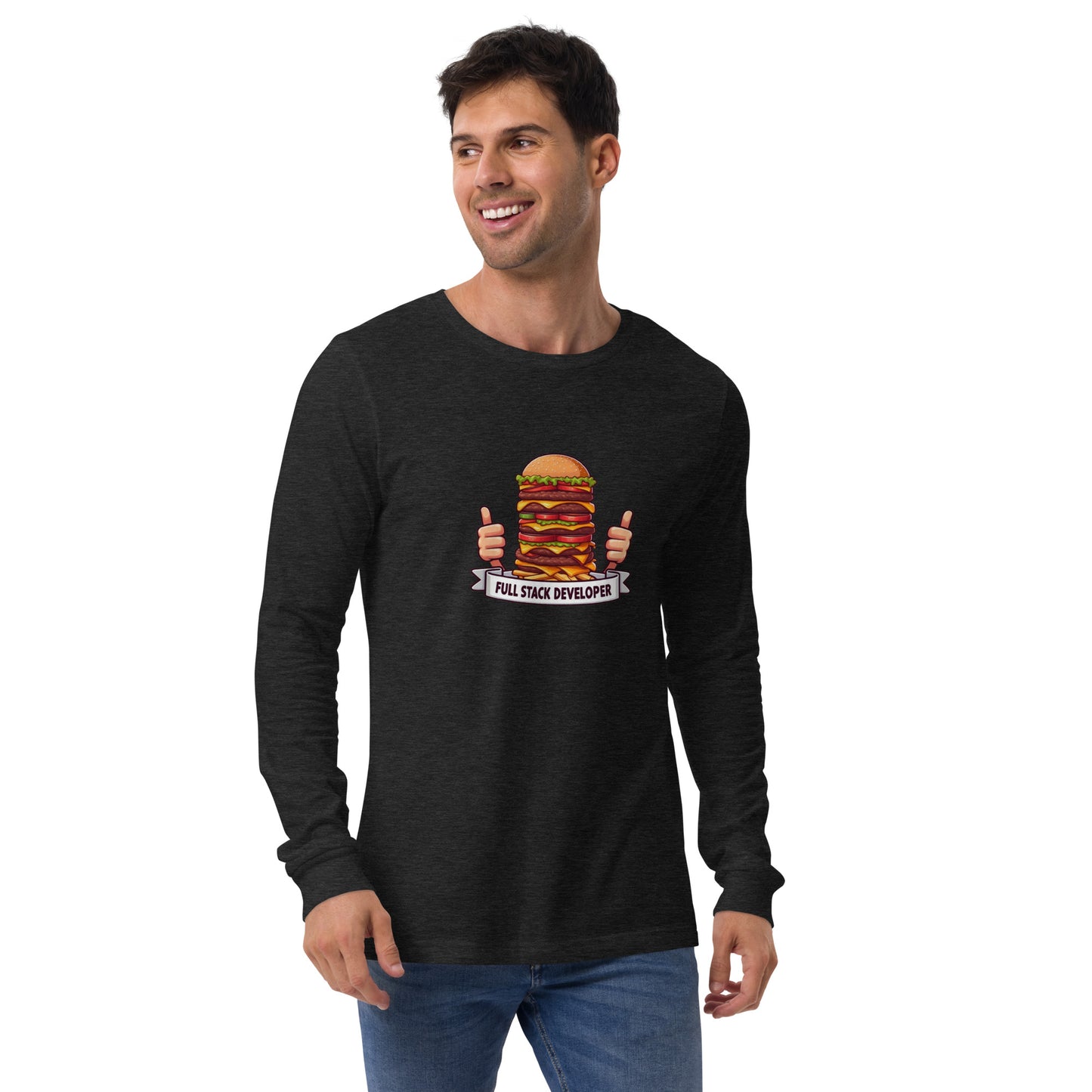 Burgers Full Stacker Long Sleeve - Dark