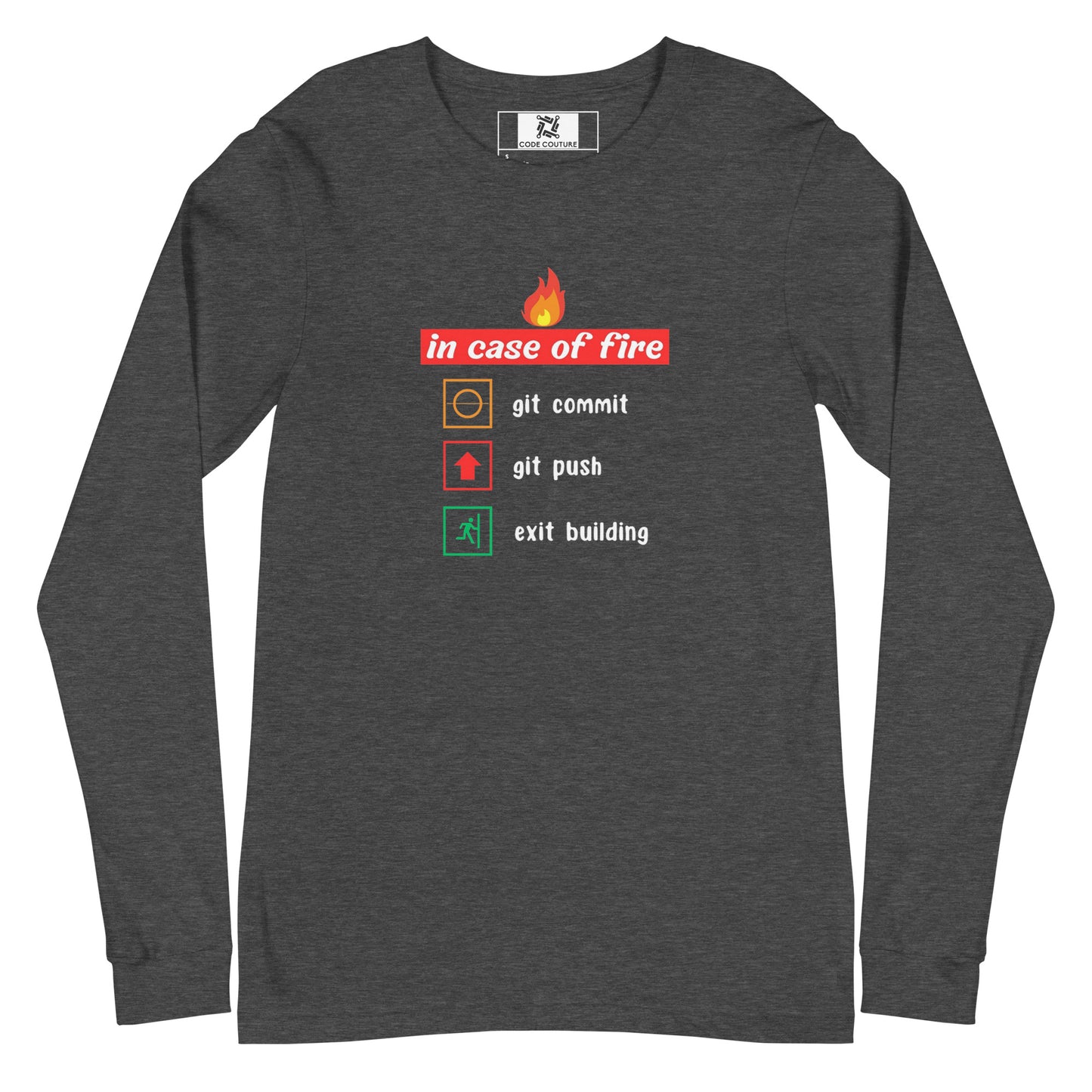 Emergency Instructions Long Sleeve - Dark