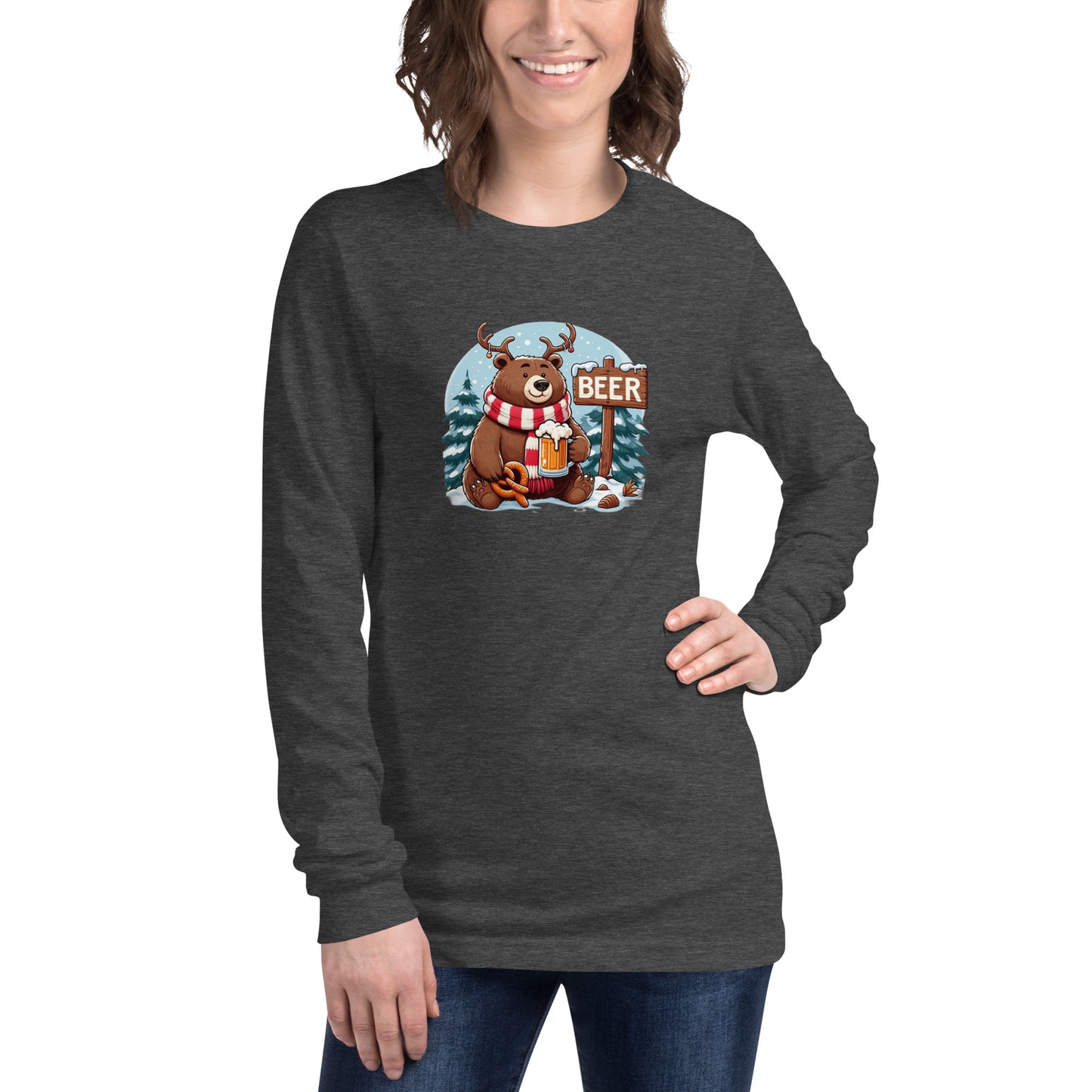 Holiday Bear Long Sleeve - Dark