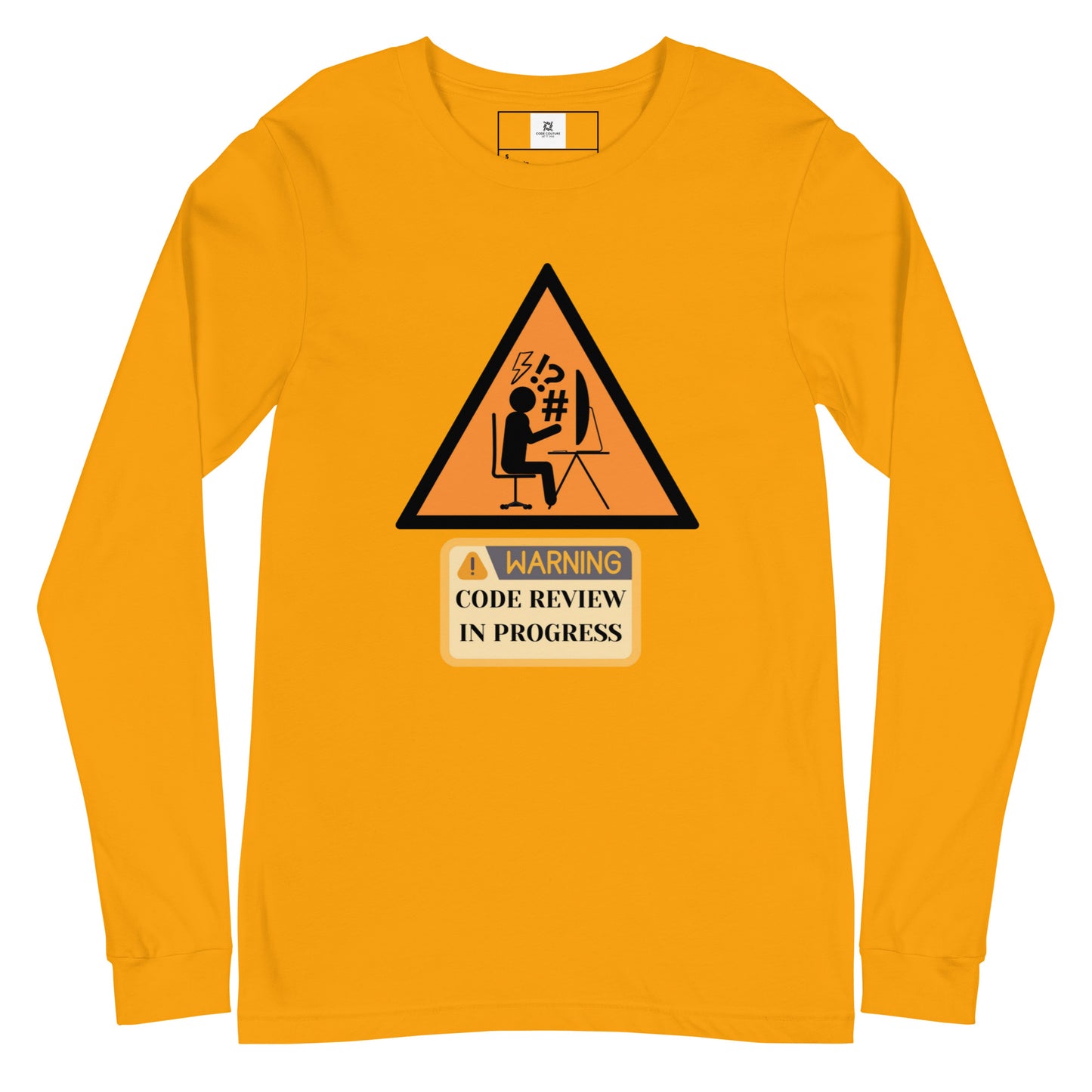 Warning Code Review Long Sleeve - Light