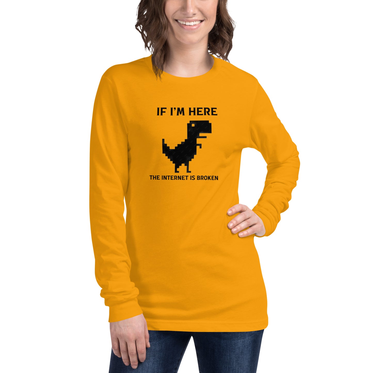 Four O Four Dinosaur Long Sleeve