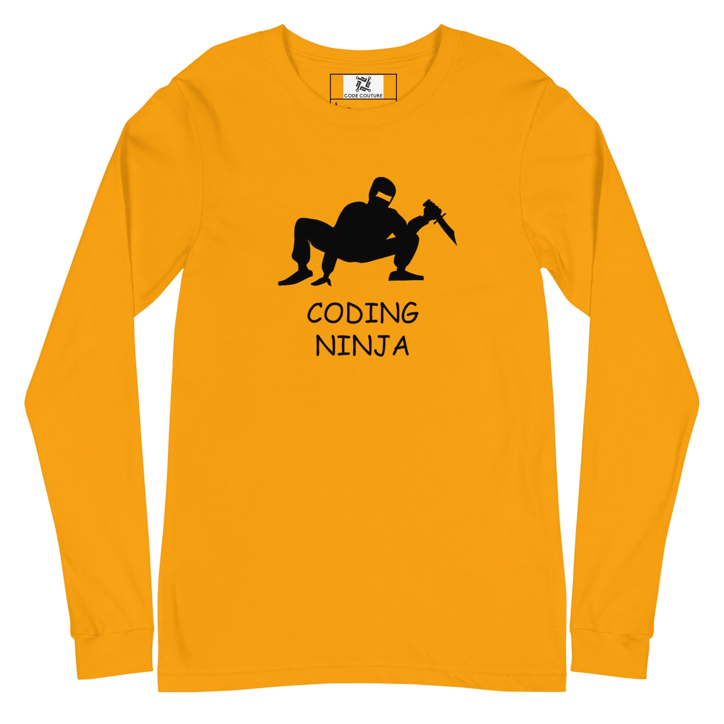 Crouching Coding Ninja Long Sleeve