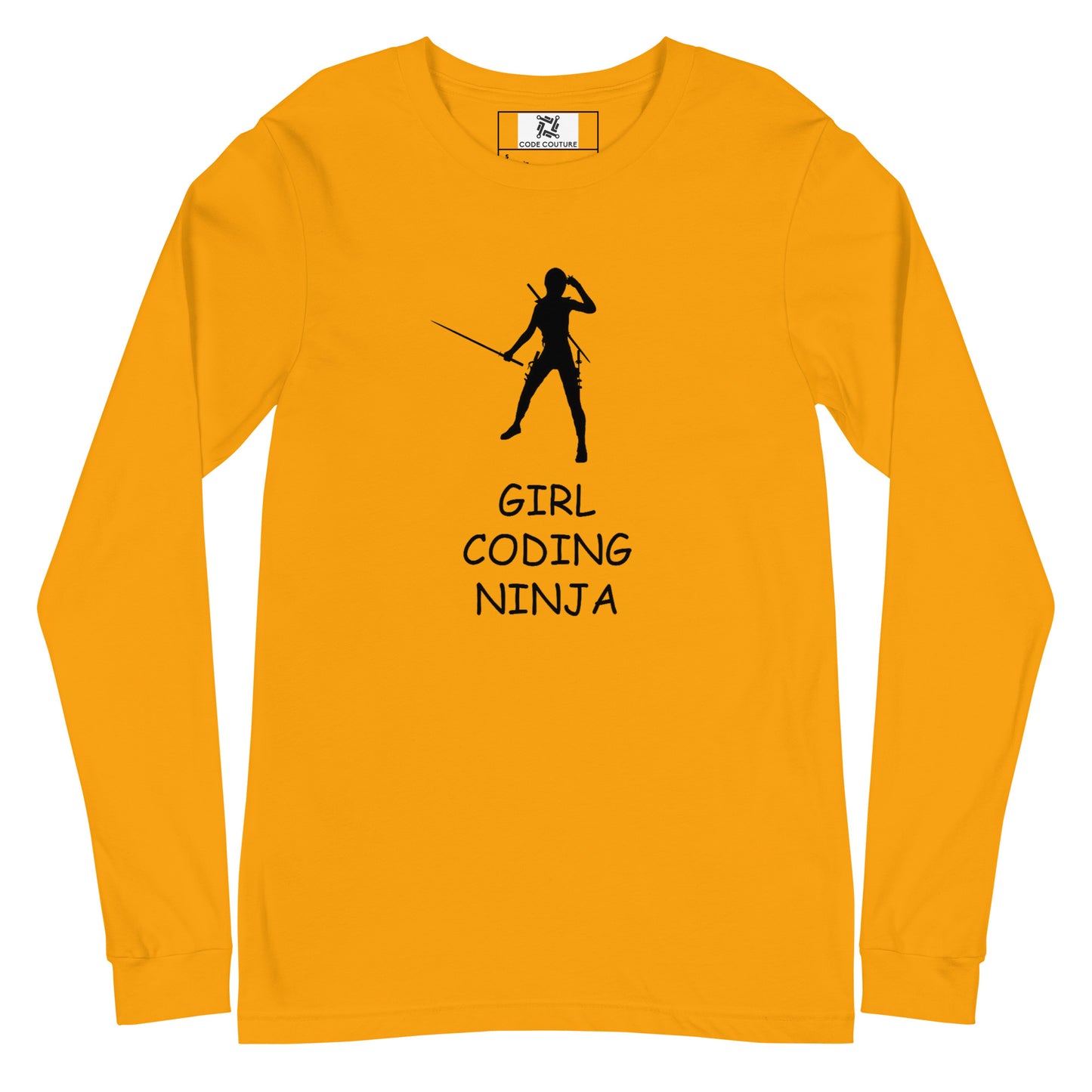 Girl Coding Ninja Long Sleeve