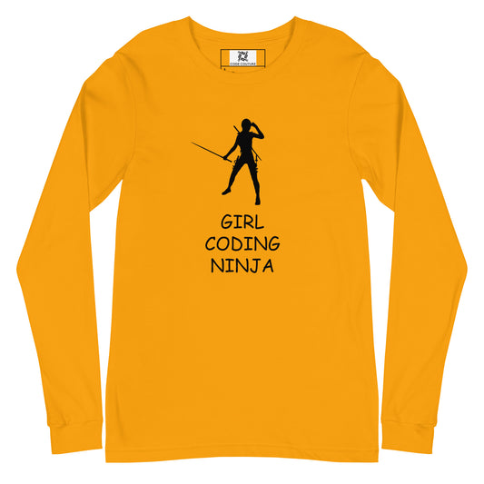 Girl Coding Ninja Long Sleeve