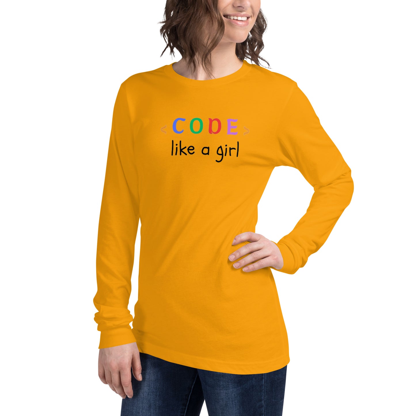 Code Like a Girl Long Sleeve