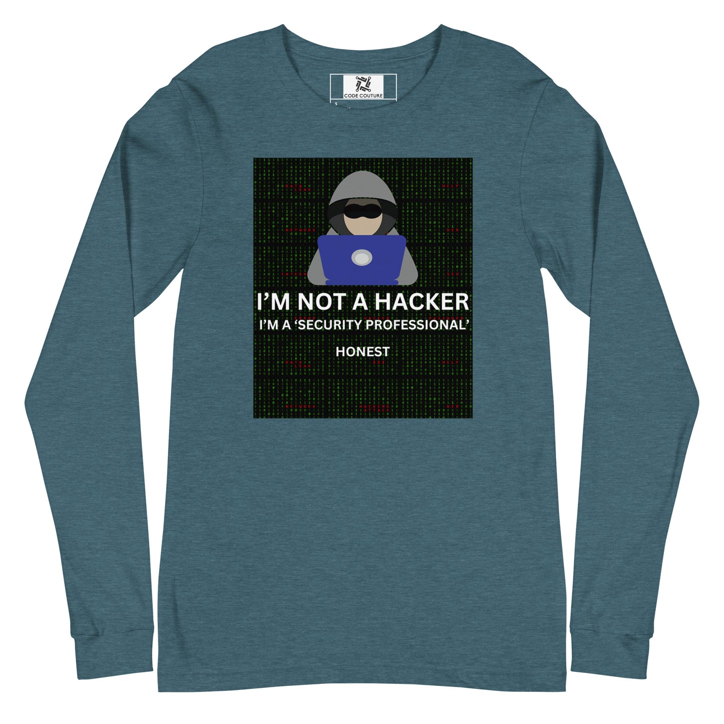 Not A Hacker Long Sleeve - Dark