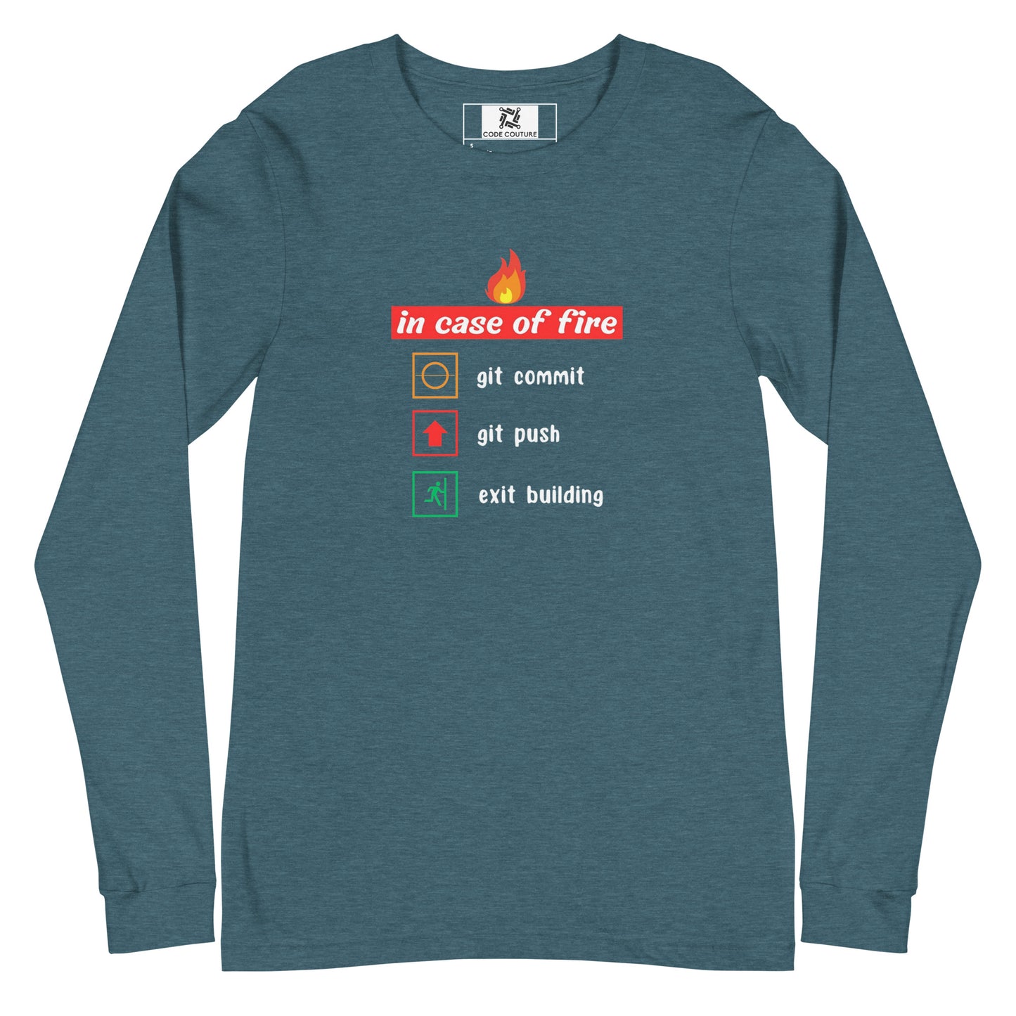 Emergency Instructions Long Sleeve - Dark